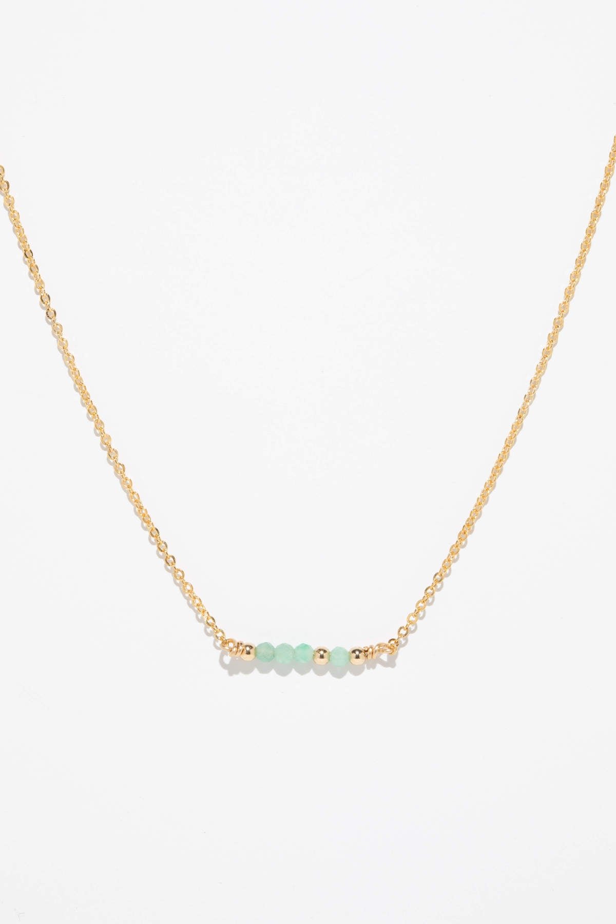 Thea Short Necklace - Emerald YAY Green