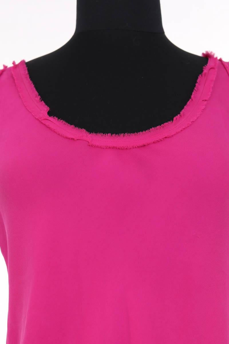 Azawood sleeveless top THEORY - Seconde Main Pink