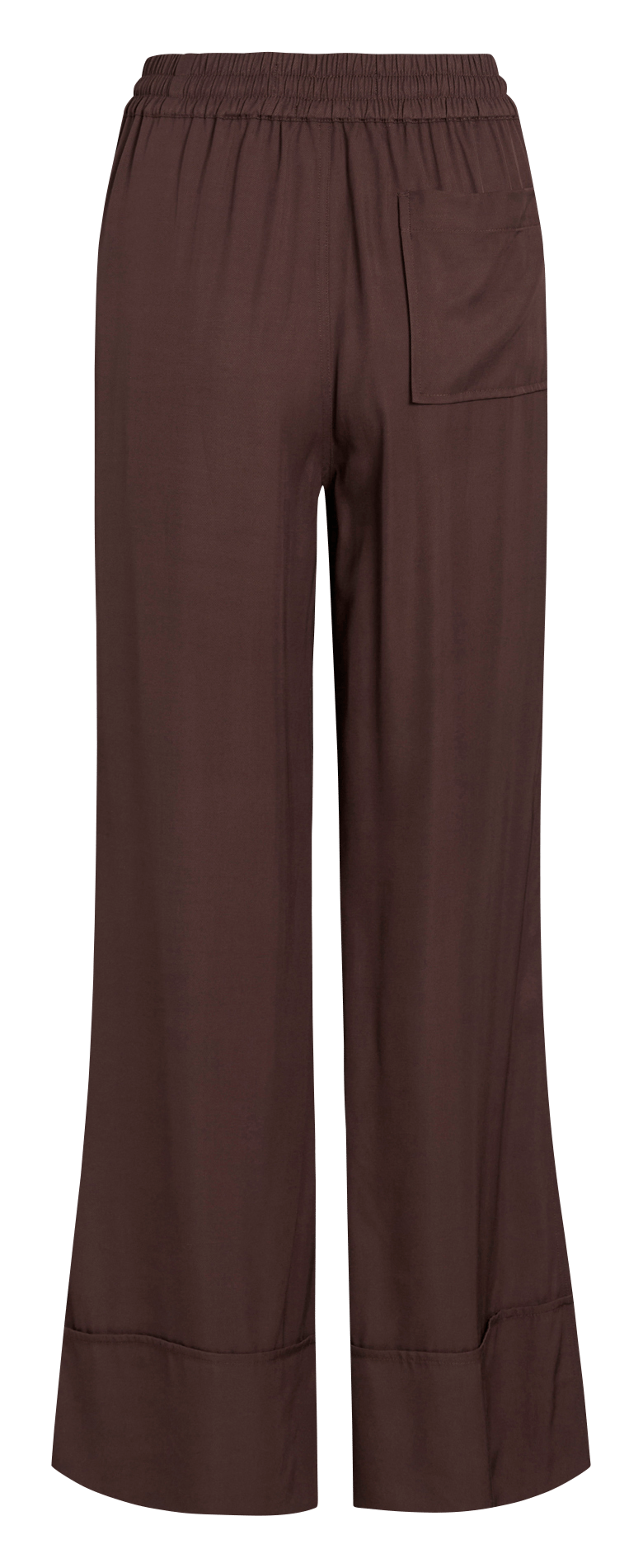 Flared high-waisted pants ROUGE EDIT Brown