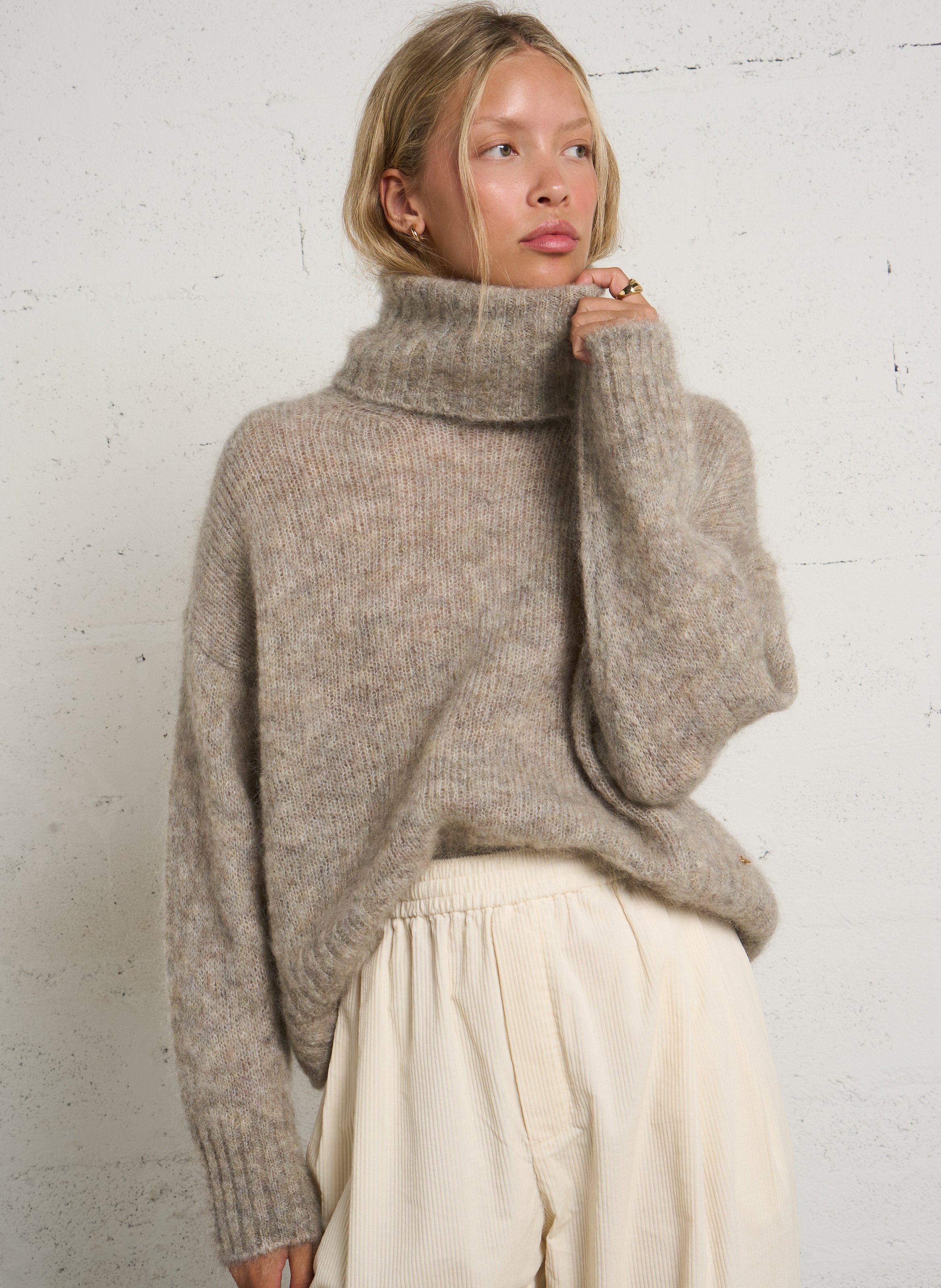 Oversized trui | wolblend DES PETITS HAUTS
