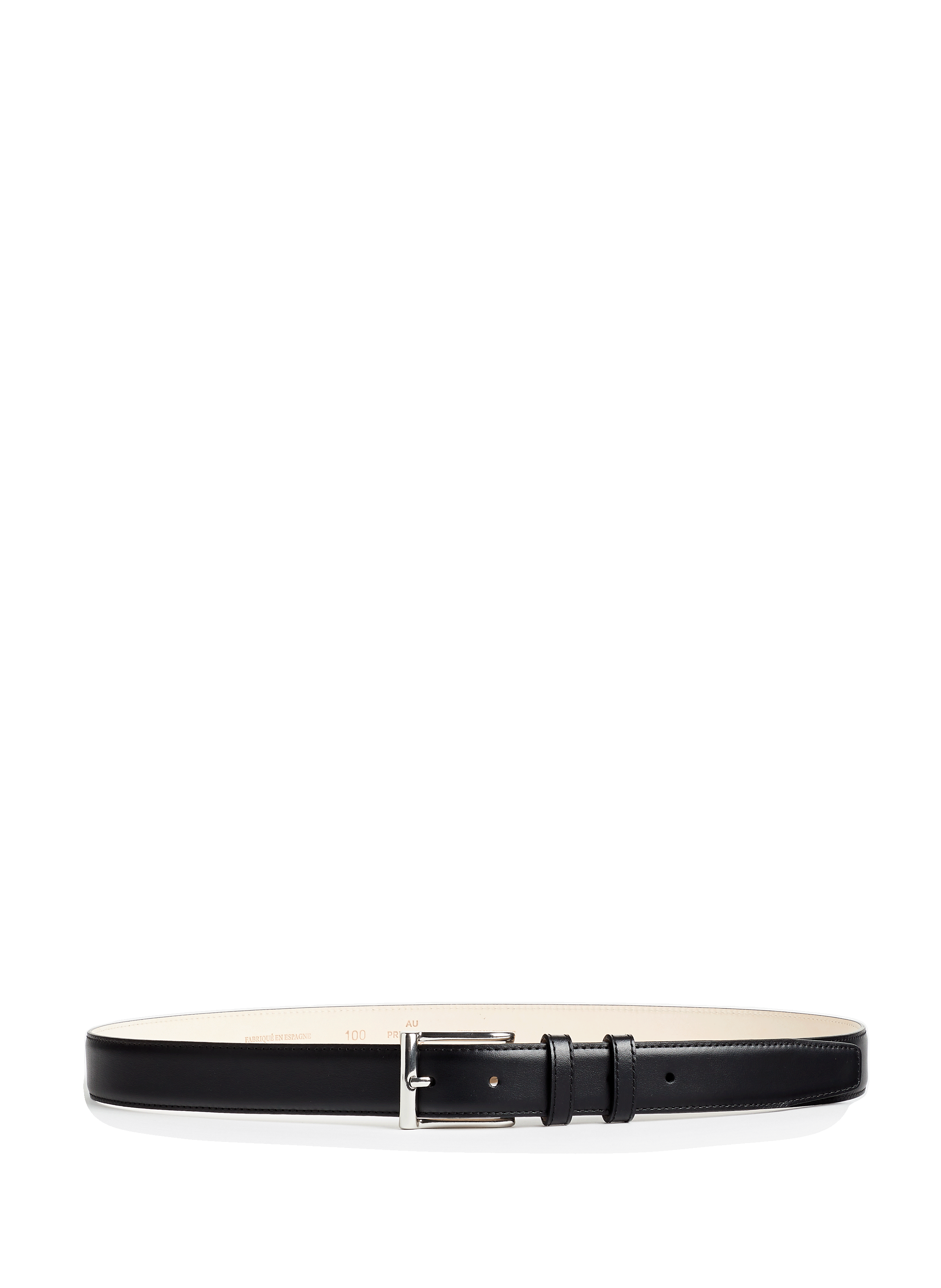 Smooth 30mm cowhide leather belt PT17337B AU PRINTEMPS PARIS