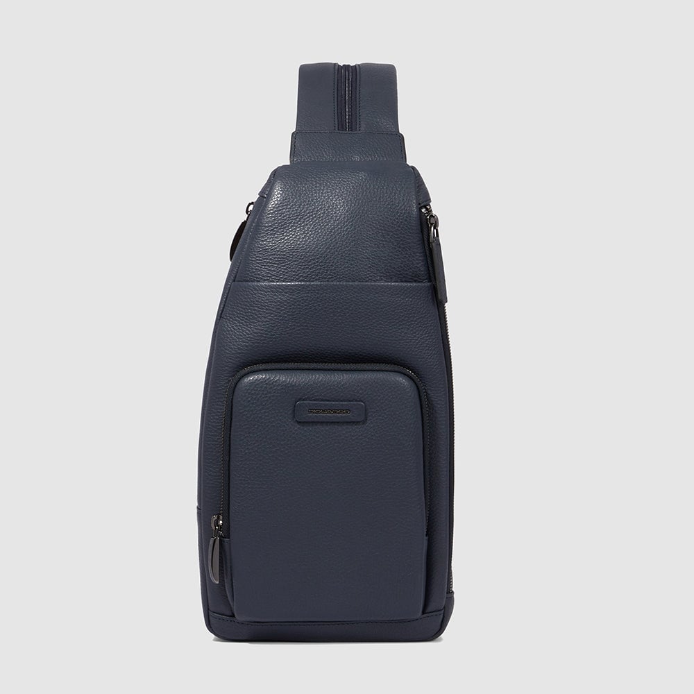 Crossbody bag for iPad® mini PIQUADRO Blue
