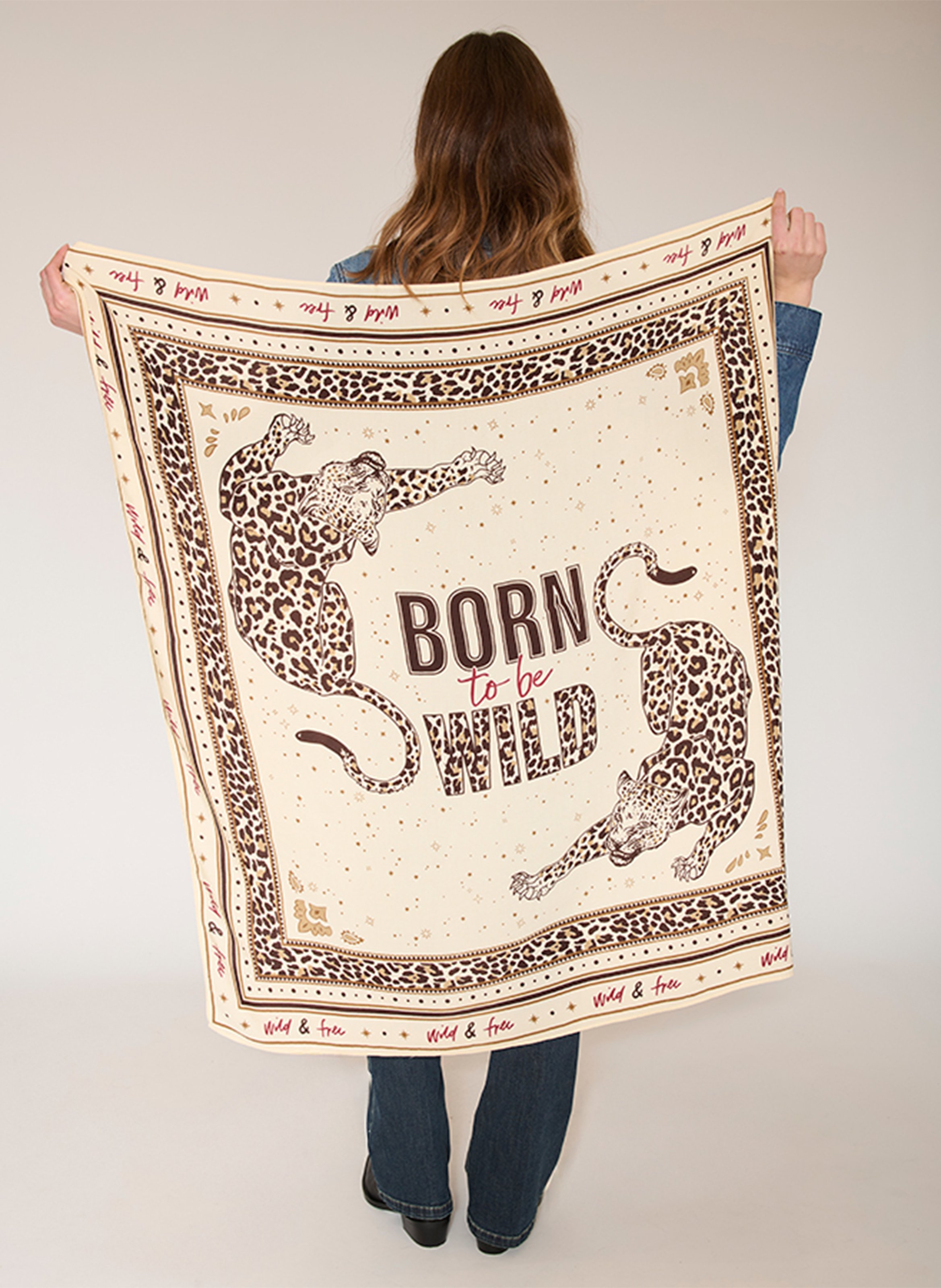 Foulard - Leopardenoptik MKT Beige