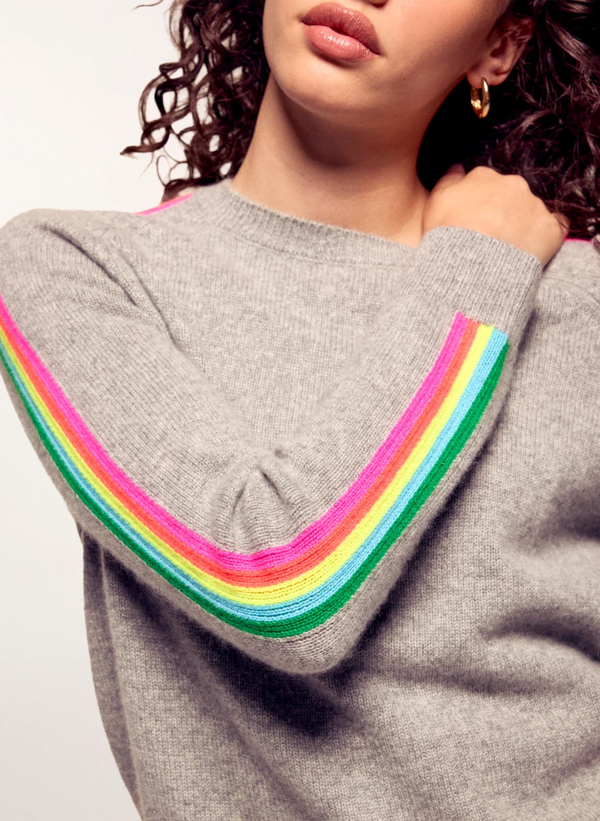 Pull droit en cachemire | Grijs FROM FUTURE Dames