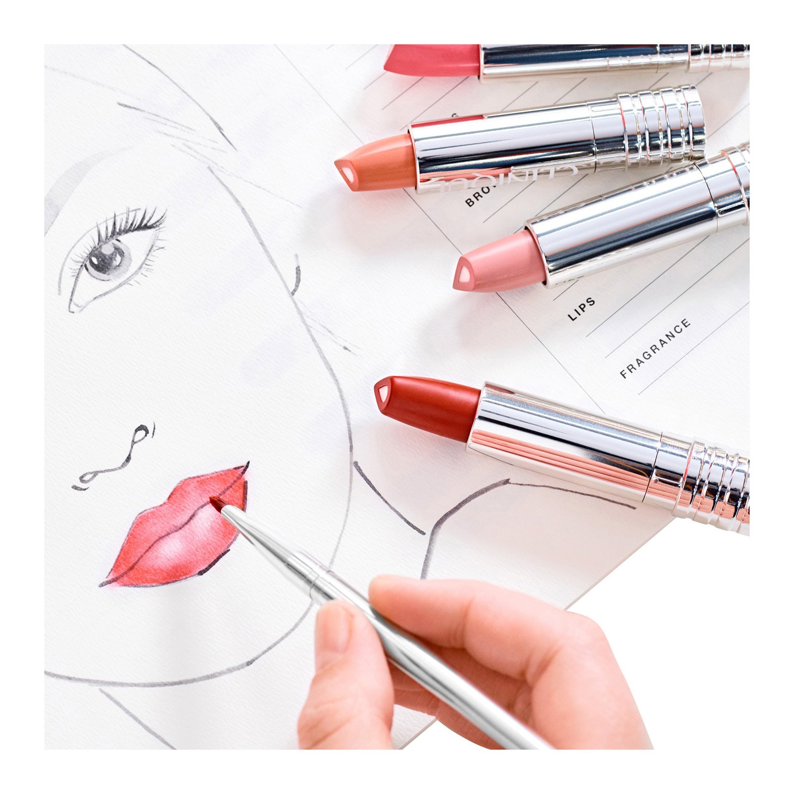 Dramatically Different Lipstick - Lippenstift für perfekte Konturen CLINIQUE 17 strawberry ice