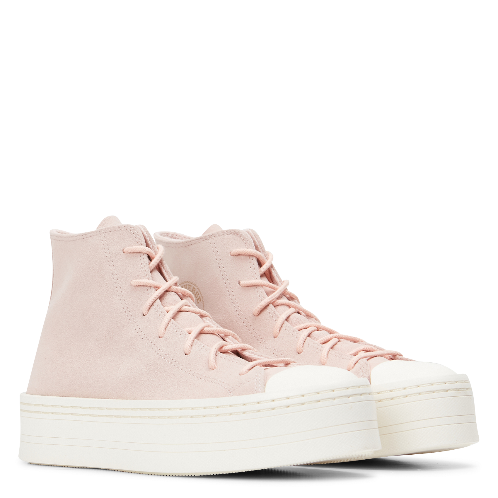 Baskets montantes en cuir CONVERSE Rose