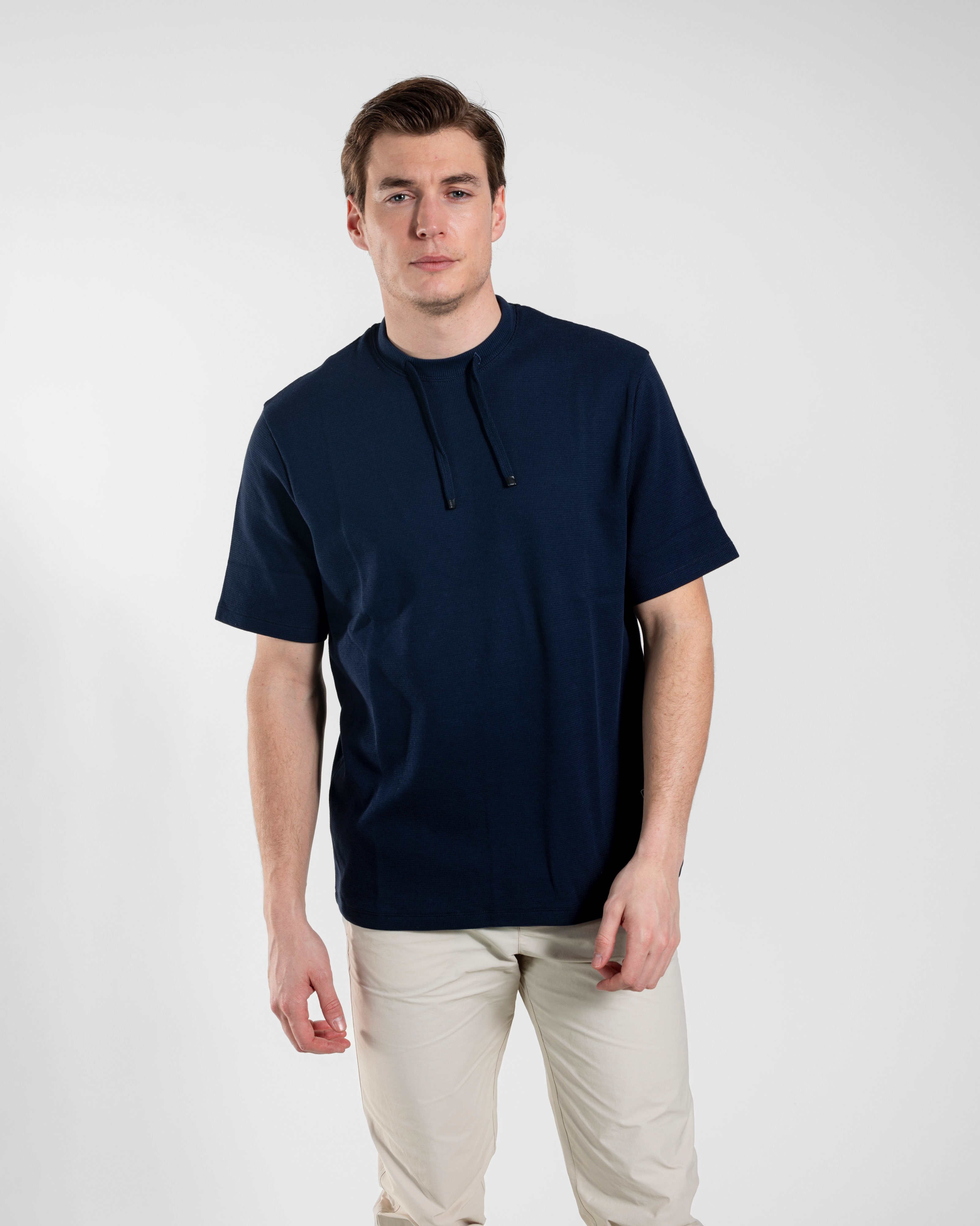 T-shirt Homme Henri Lloyd – Coton Bleu, Col Ras Du Cou, Taille S, Très Bon état