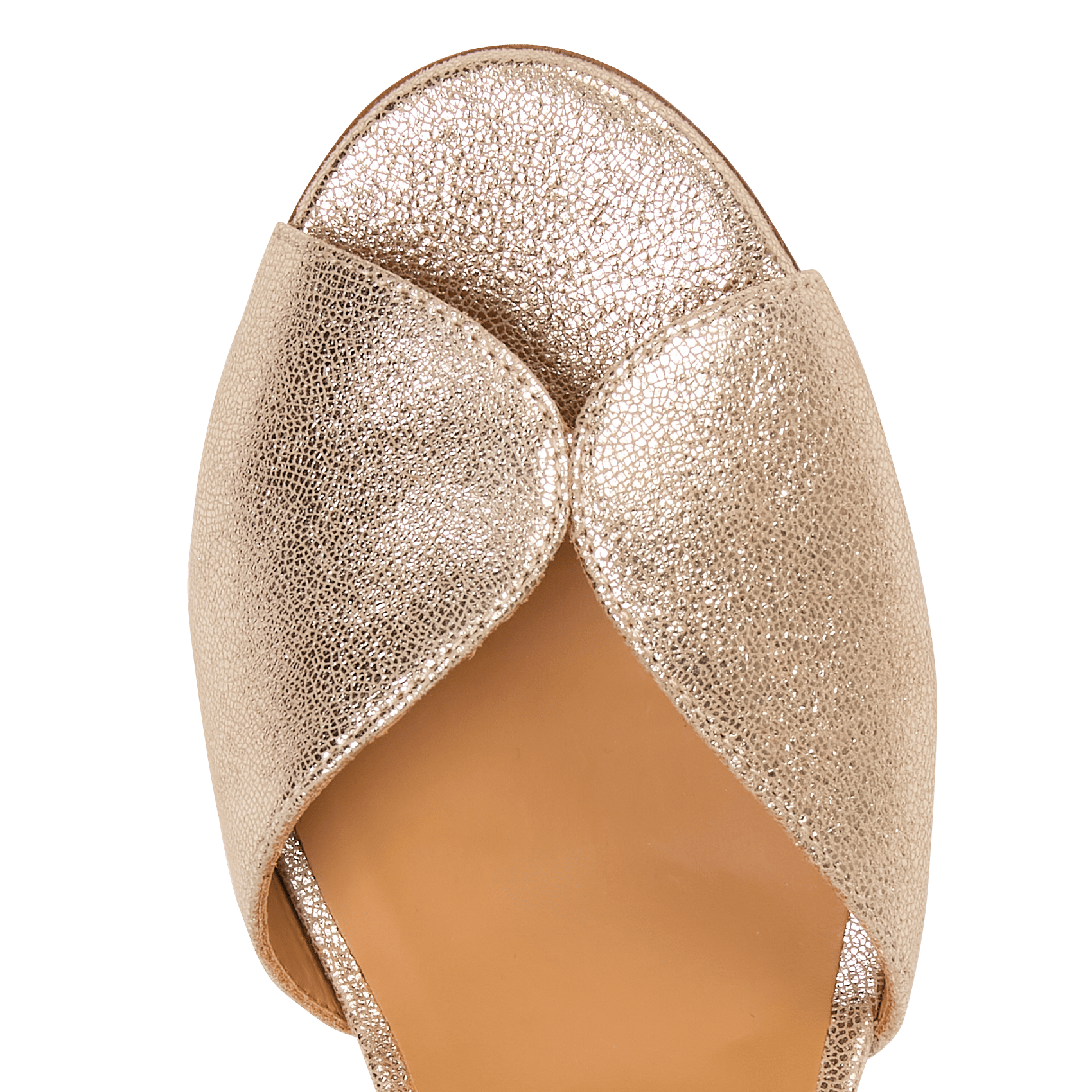 Valentia leather heeled sandals BOBBIES Golden