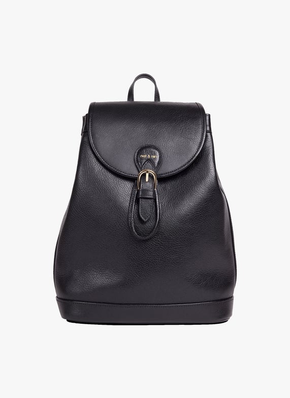 Sac à dos en cuir Jude Noir Nat nin Femme Place des Tendances
