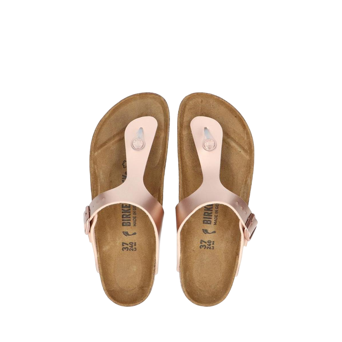 Faux leather sandals BIRKENSTOCK Pink