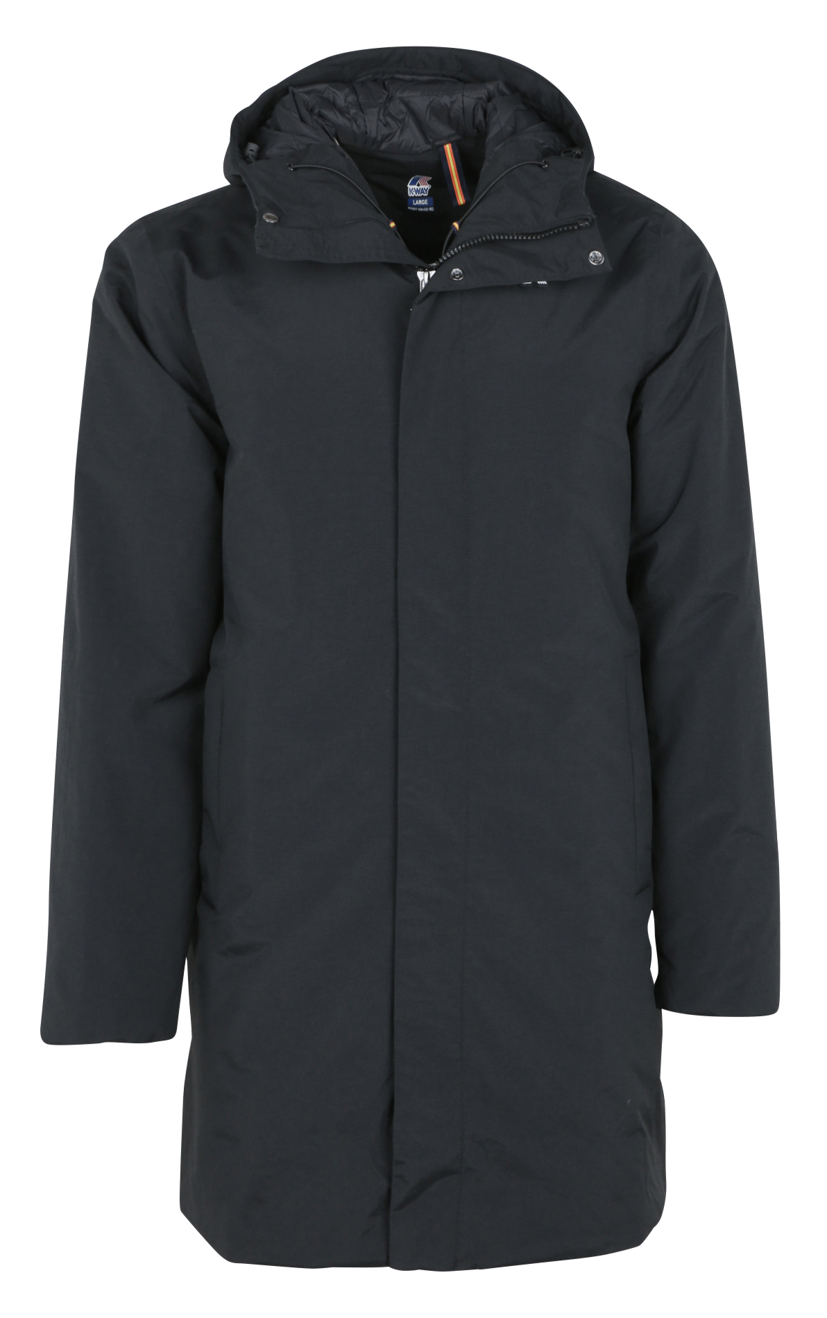 Parka col montant droit K-WAY Noir