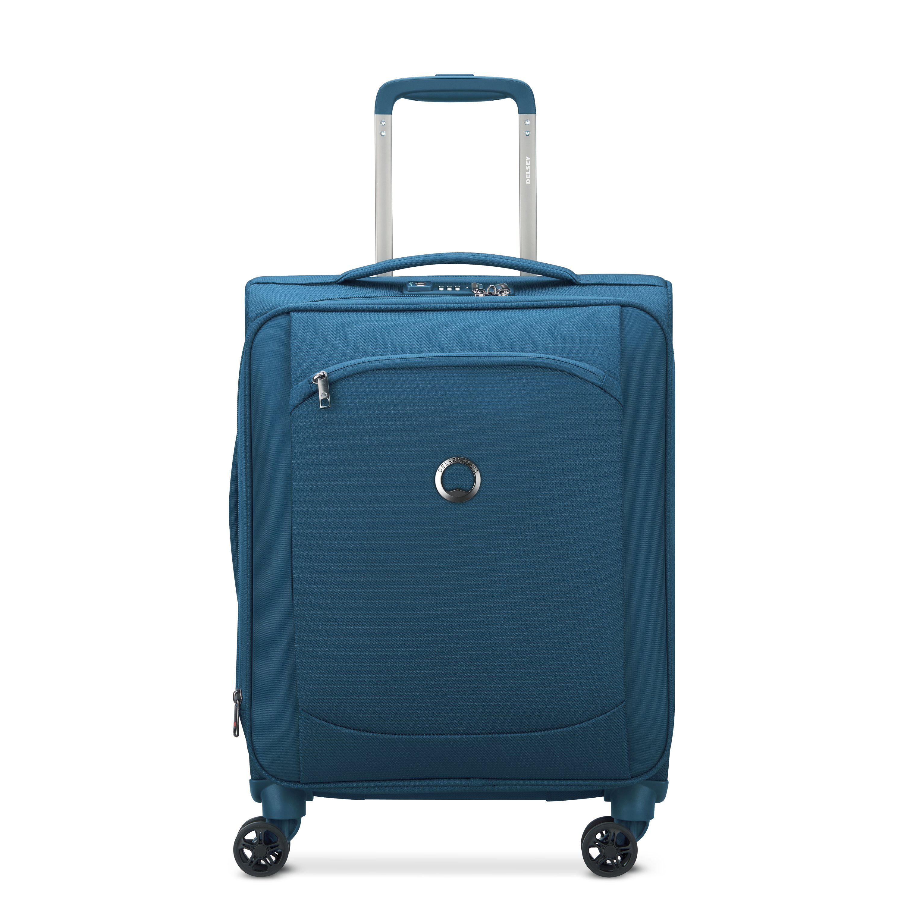 Soft cabin suitcase DELSEY PARIS Blue