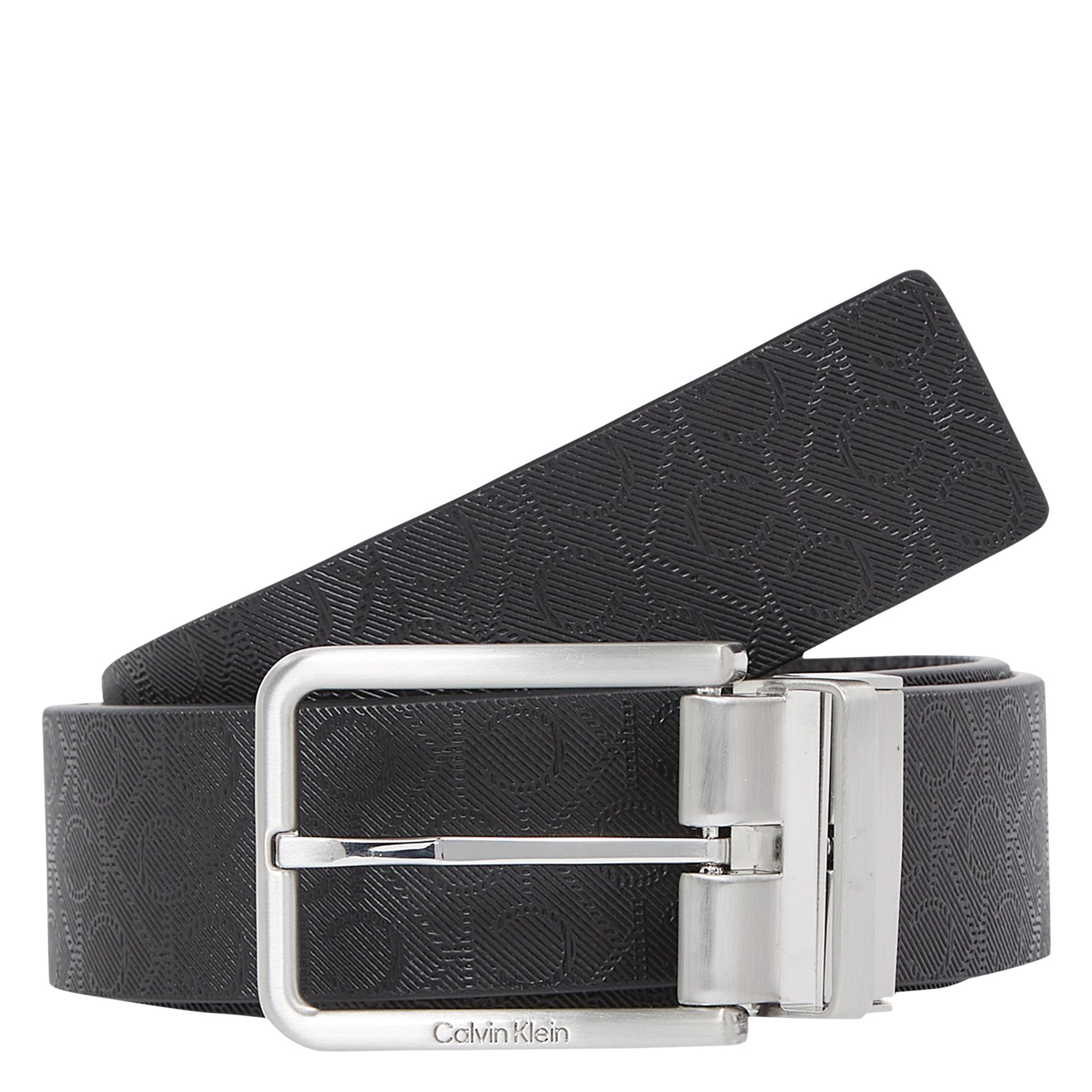 Bedruckter Ledergürtel CALVIN KLEIN Schwarz