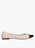 Two-tone ballet flats with contrasting toe REPETTO