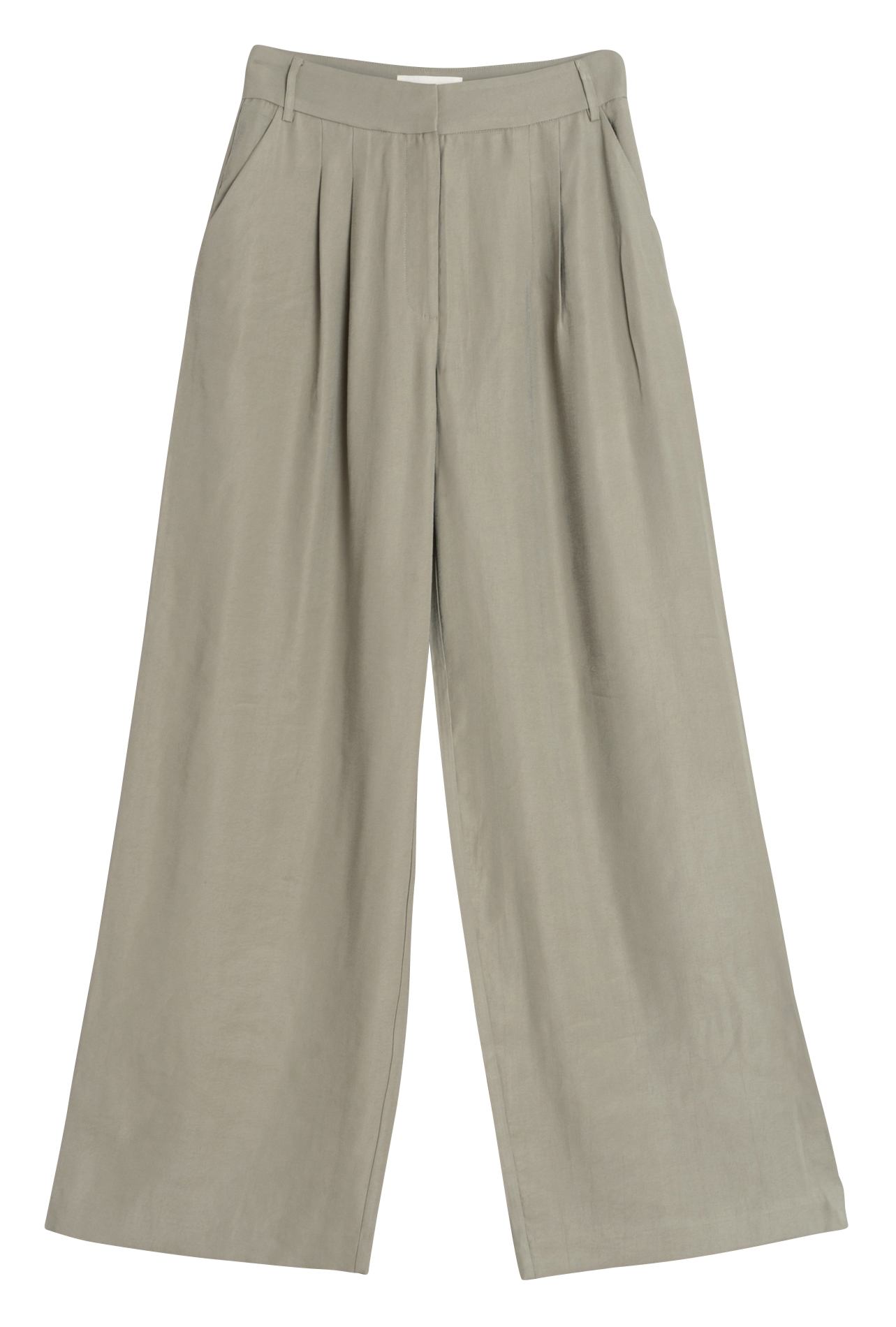 Wide trousers INDI & COLD Green