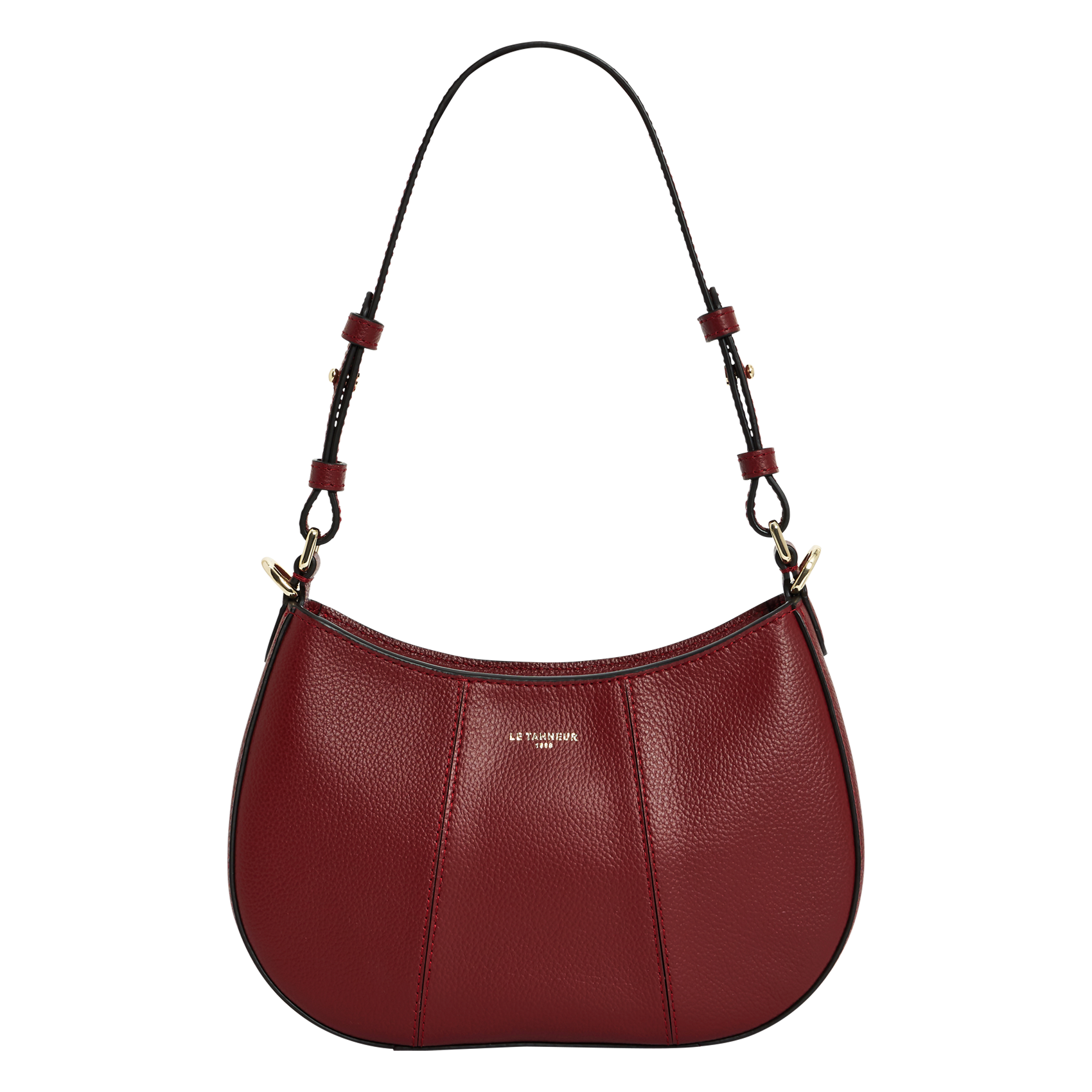 Sac porté épaule en cuir LE TANNEUR Rouge