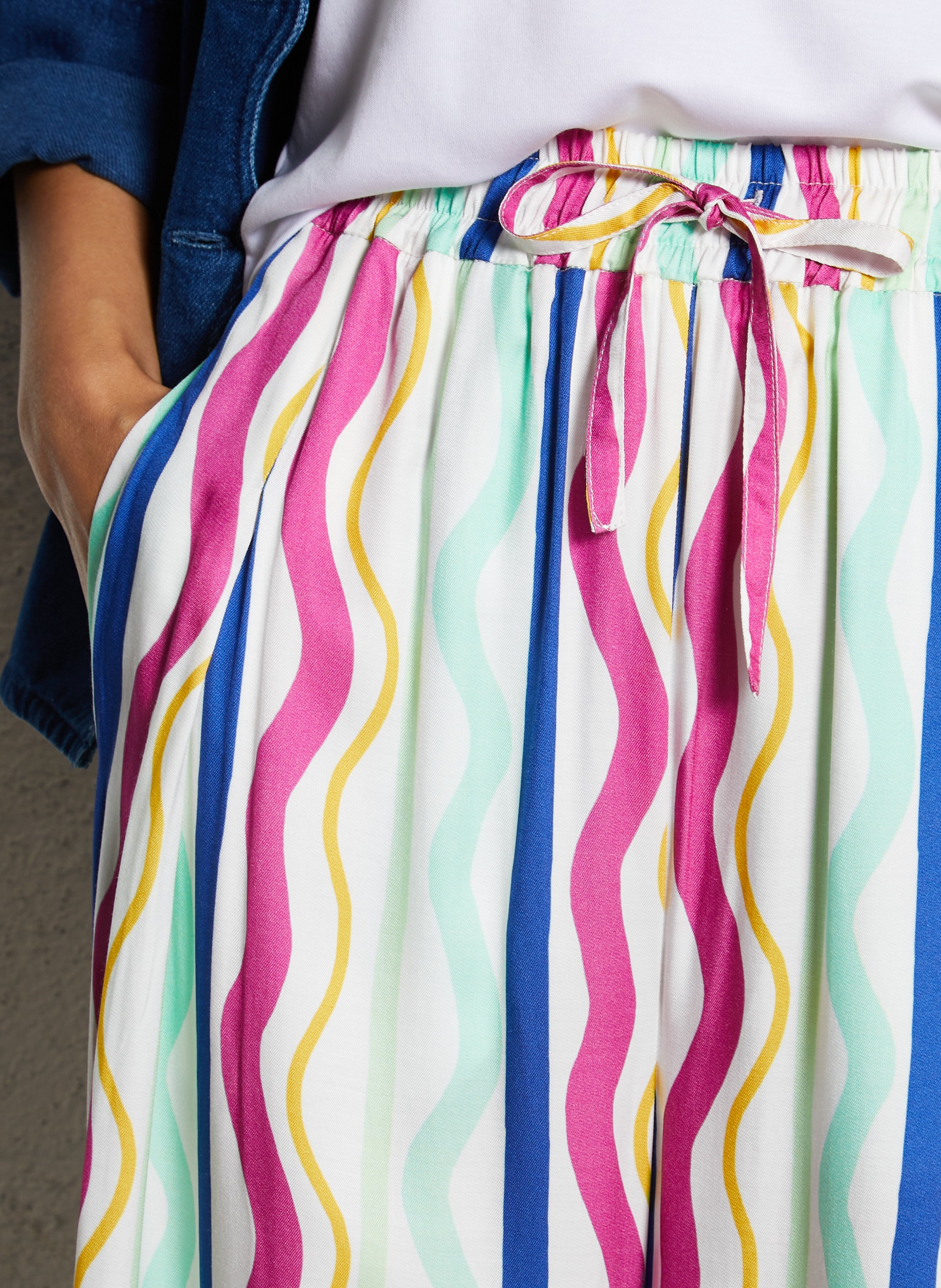 Straight striped trousers  ELISE CHALMIN Multicolored