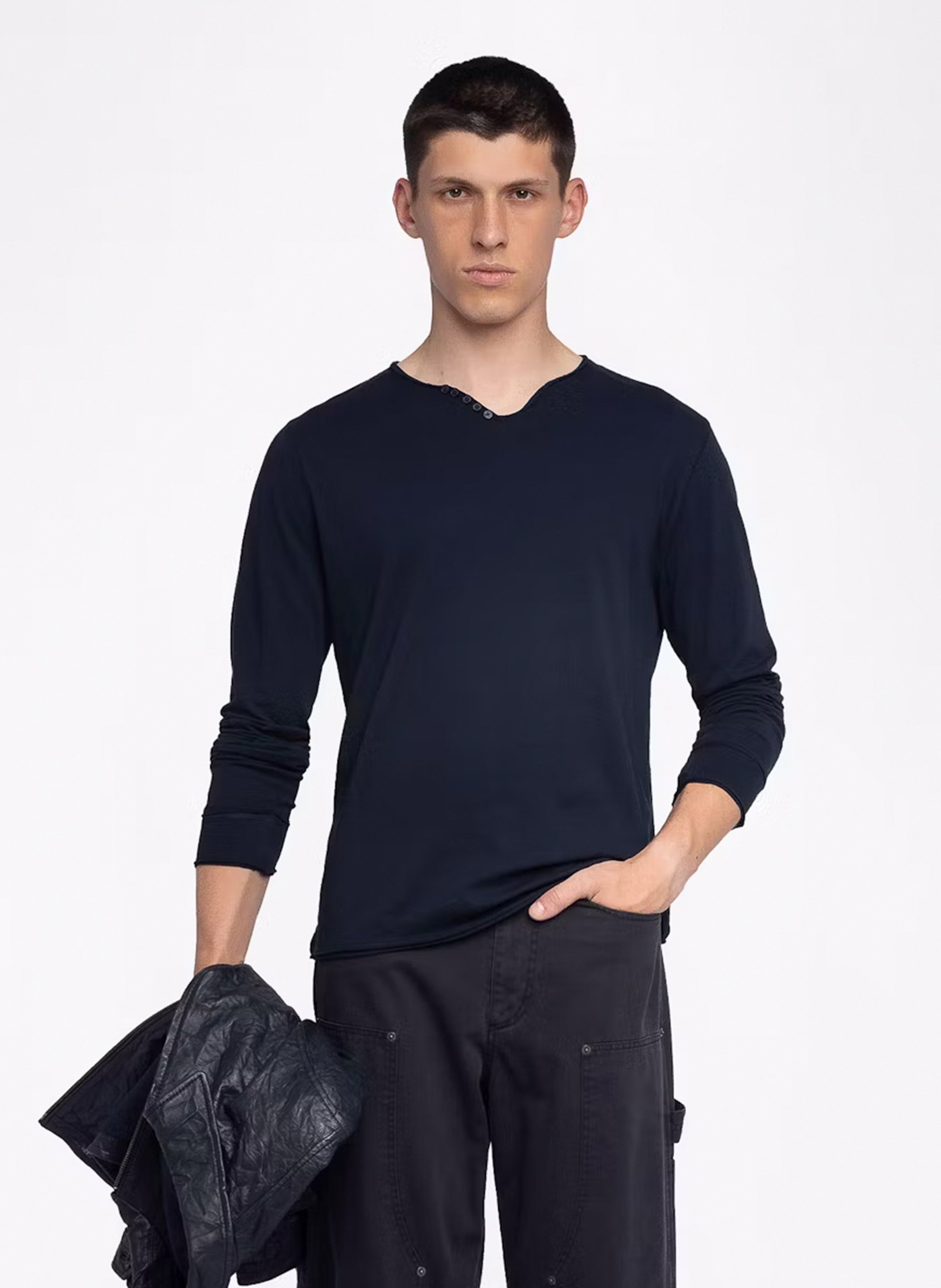 Tee-shirt droit en coton ZADIG&amp;VOLTAIRE Bleu