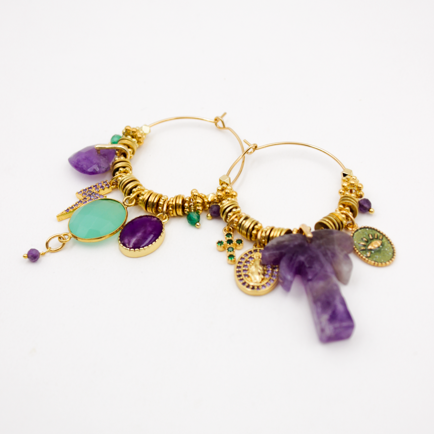 Créoles grigris - margaux L'ATELIER DES DAMES Golden