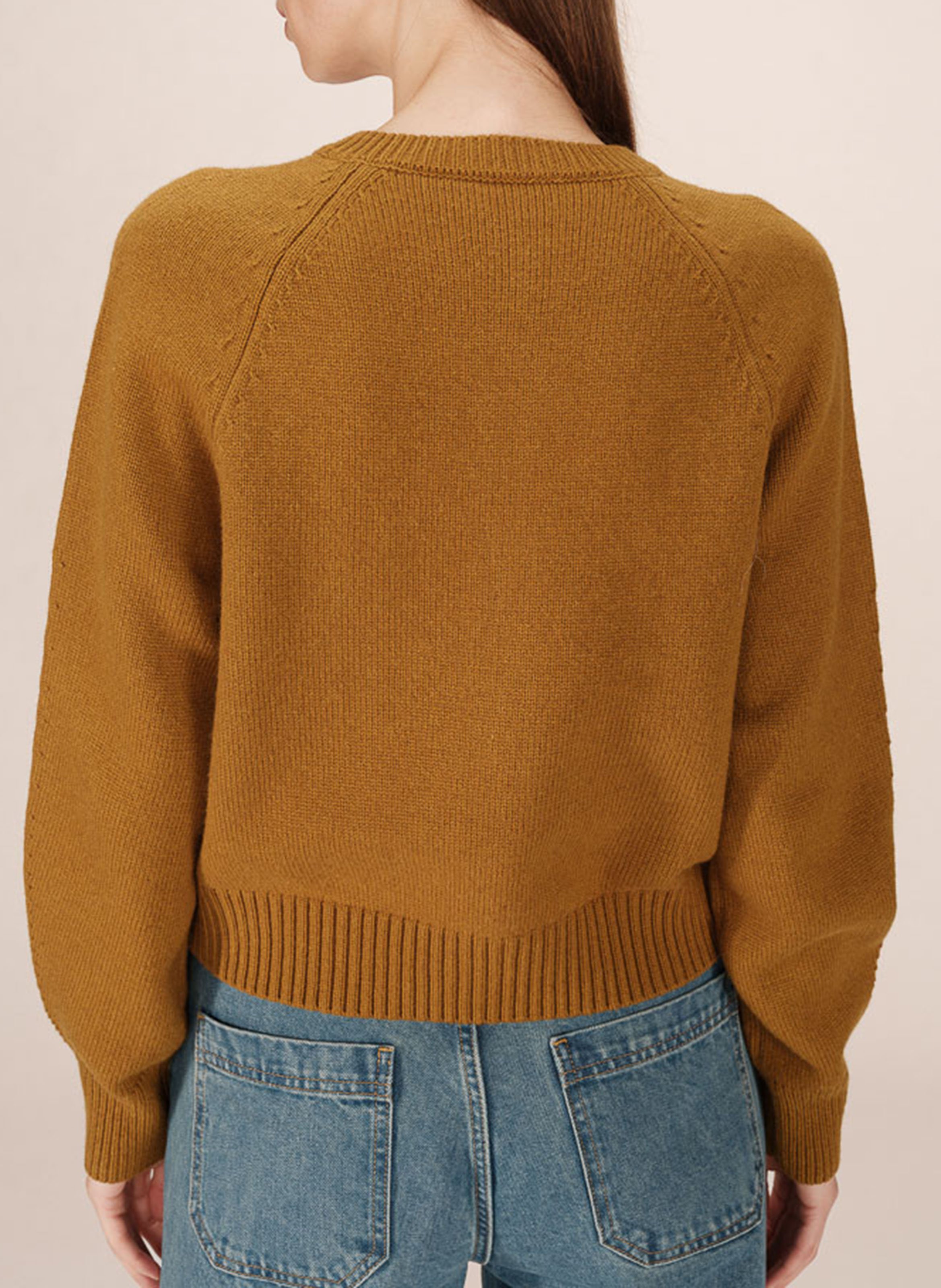 Round-neck cardigan GRACE ET MILA Green