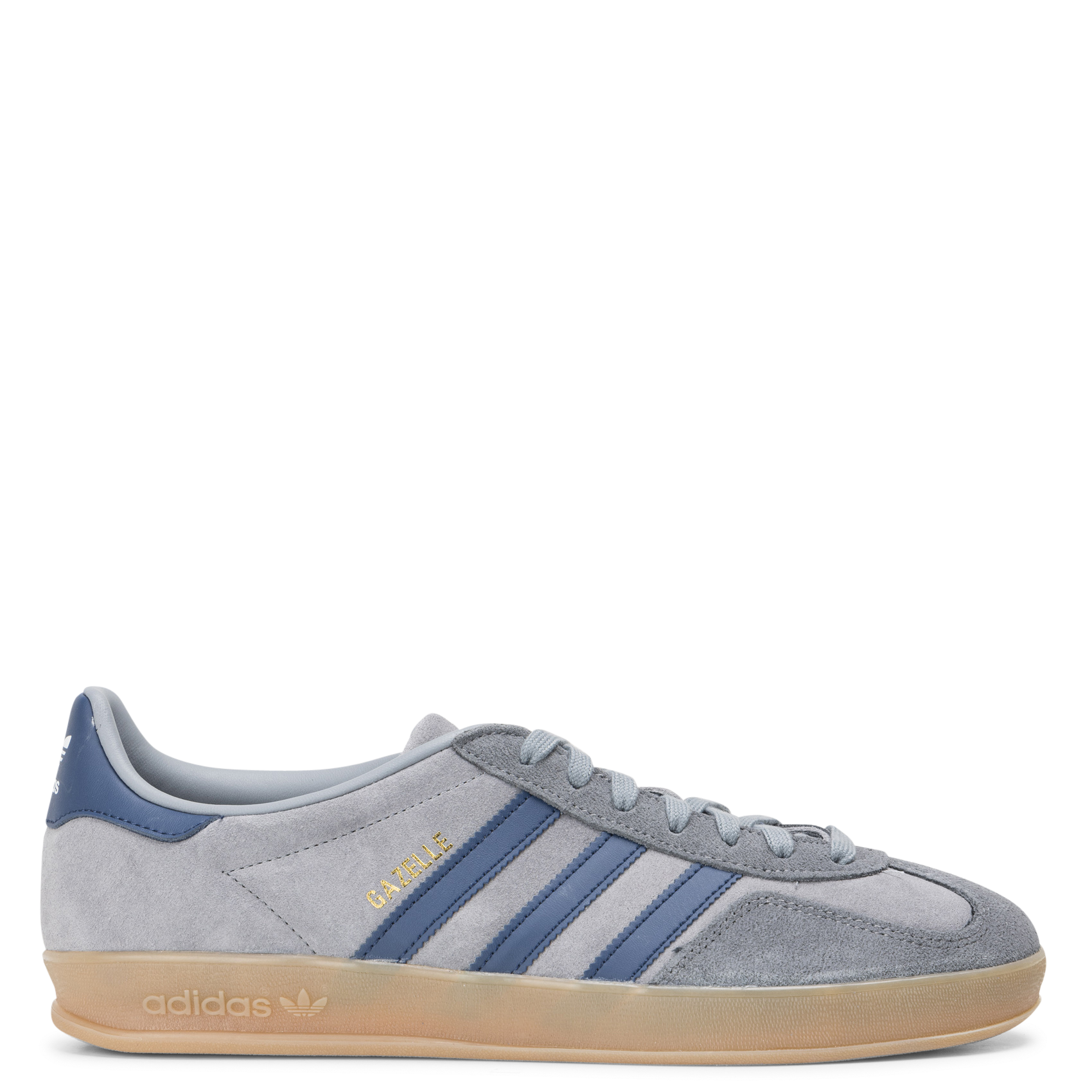 Baskets basses en cuir velours ADIDAS Gris