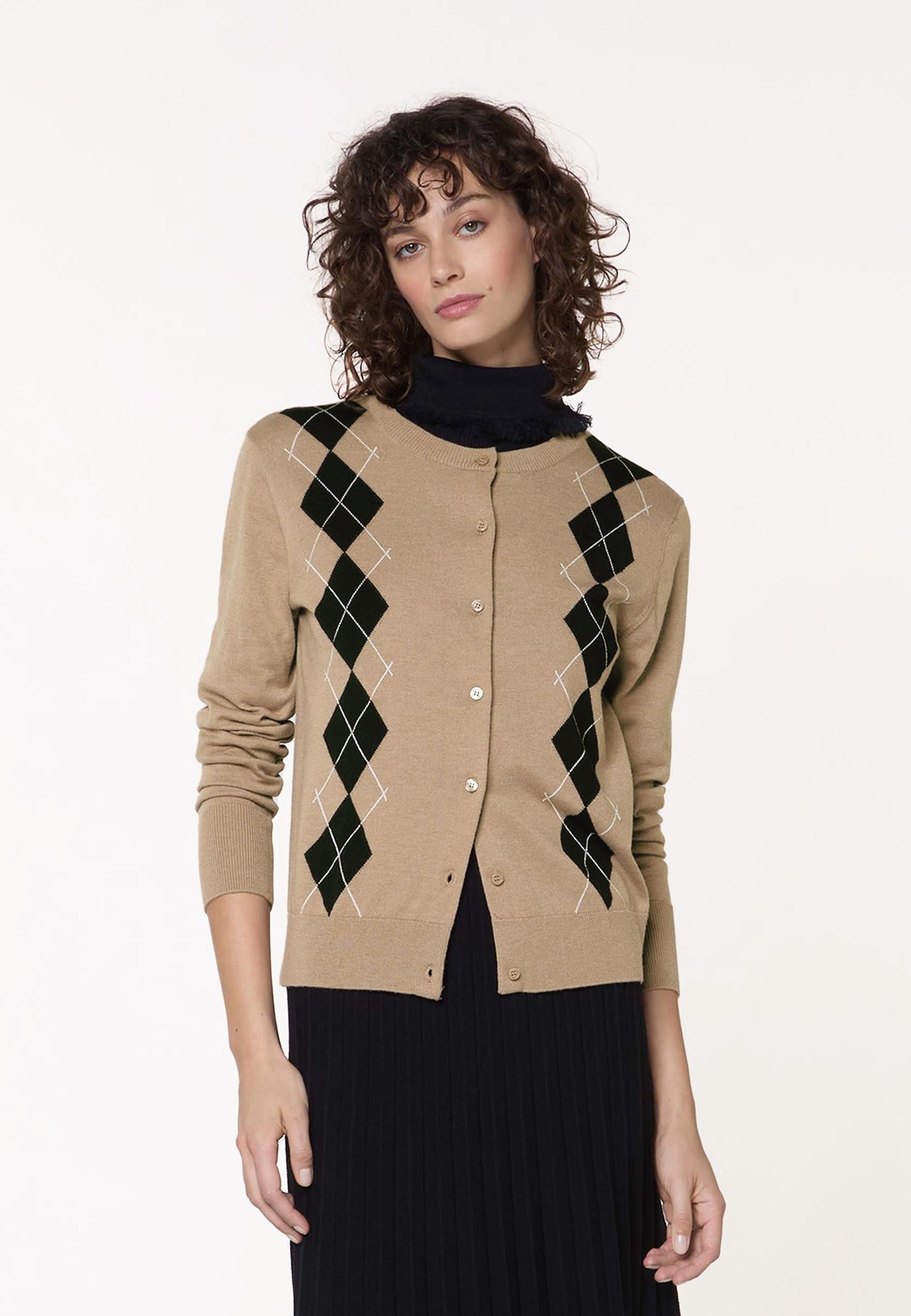 Jacquard cardigan RODIER Brown