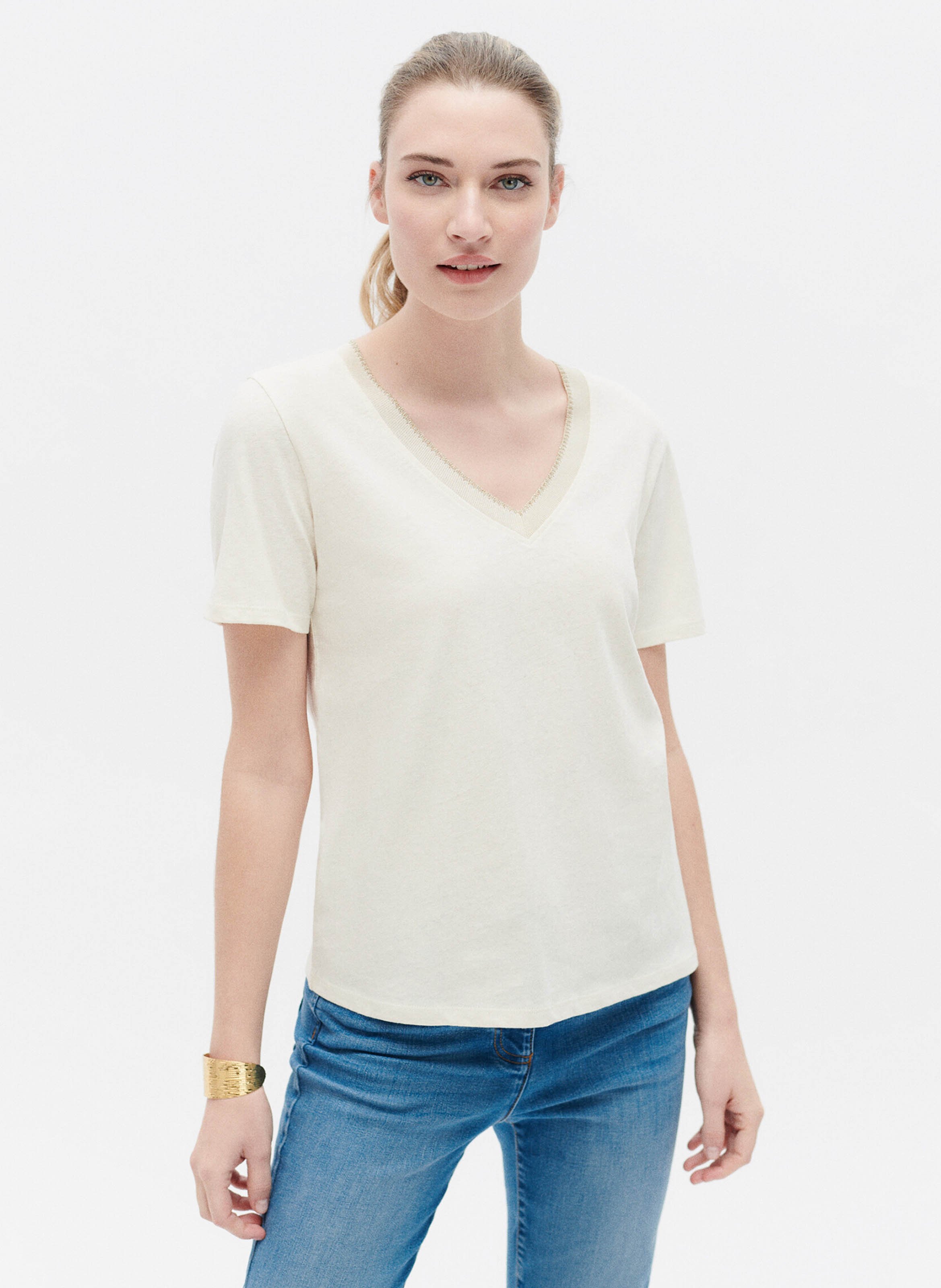 Tee-shirt col v CAROLL