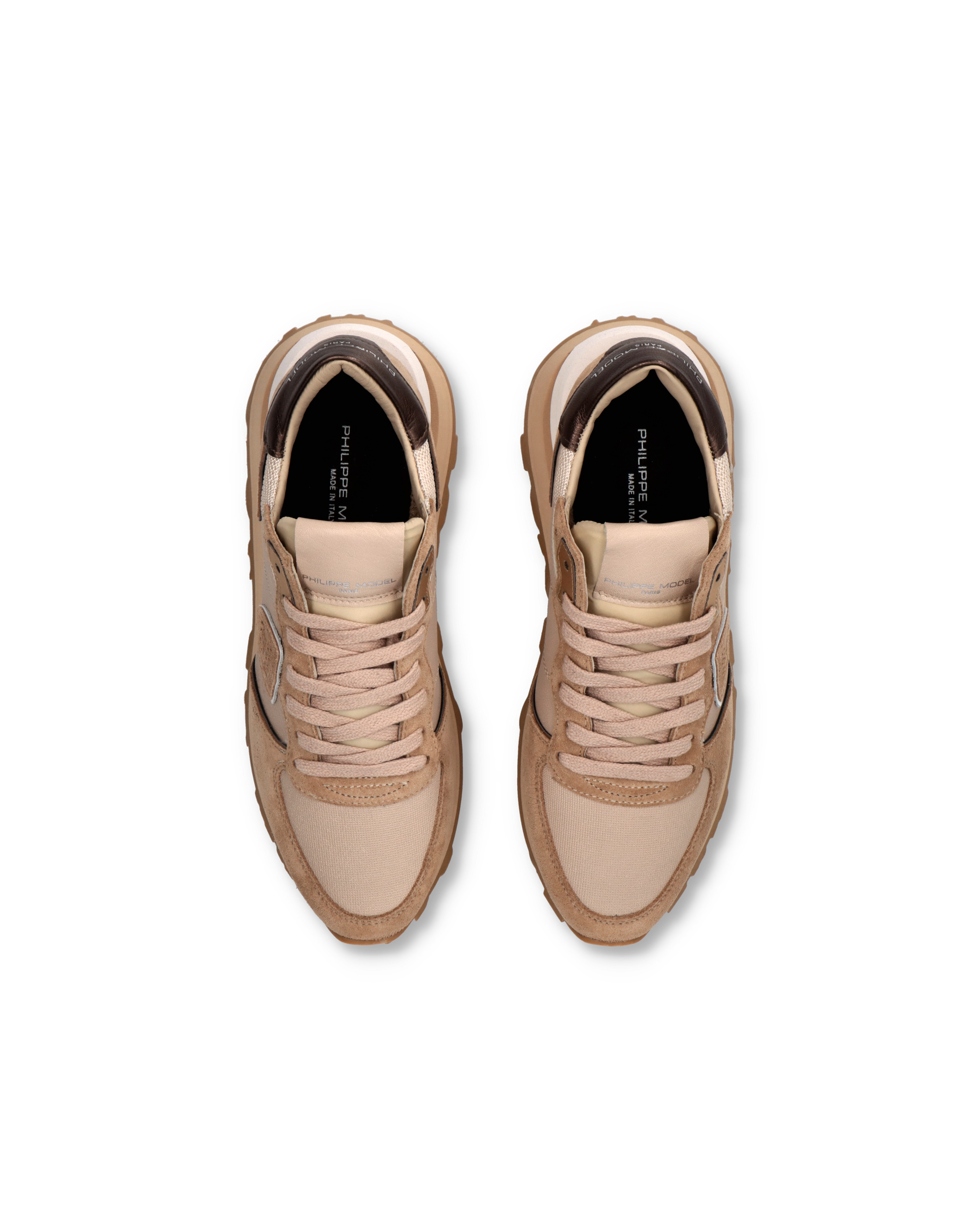 High-top running sneakers PHILIPPE MODEL Beige