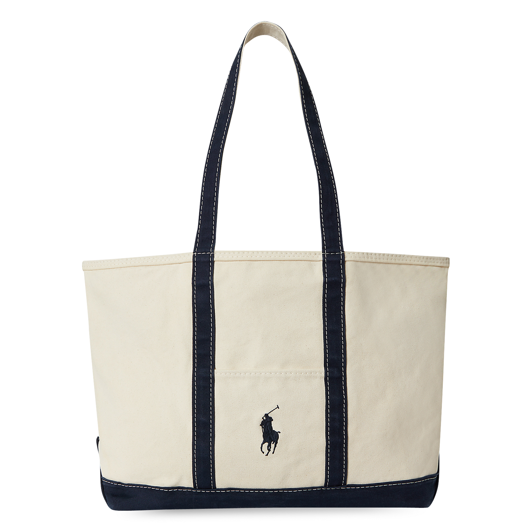 Schultertasche aus Baumwolle POLO RALPH LAUREN Beige