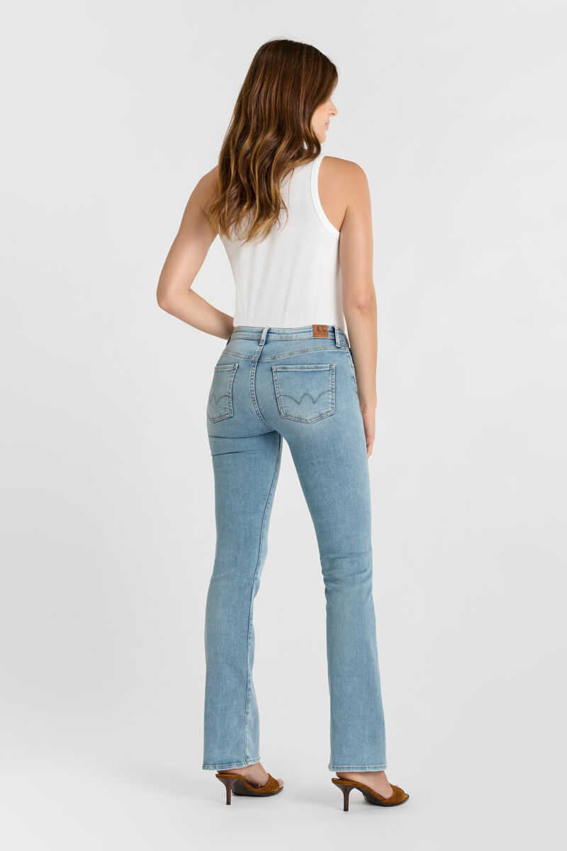 Bootcut power bootcut jeans, 34 length LE TEMPS DES CERISES Blue