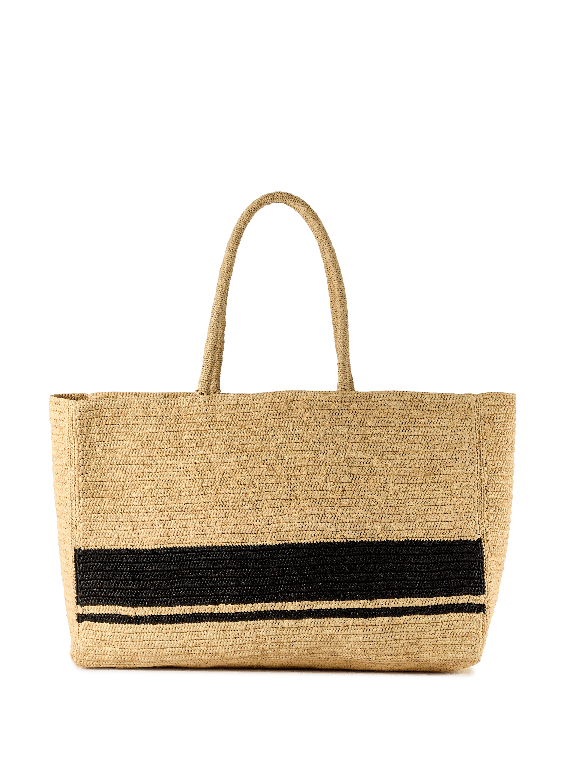 Raffia tote bag SAISON 1865 Multicolored