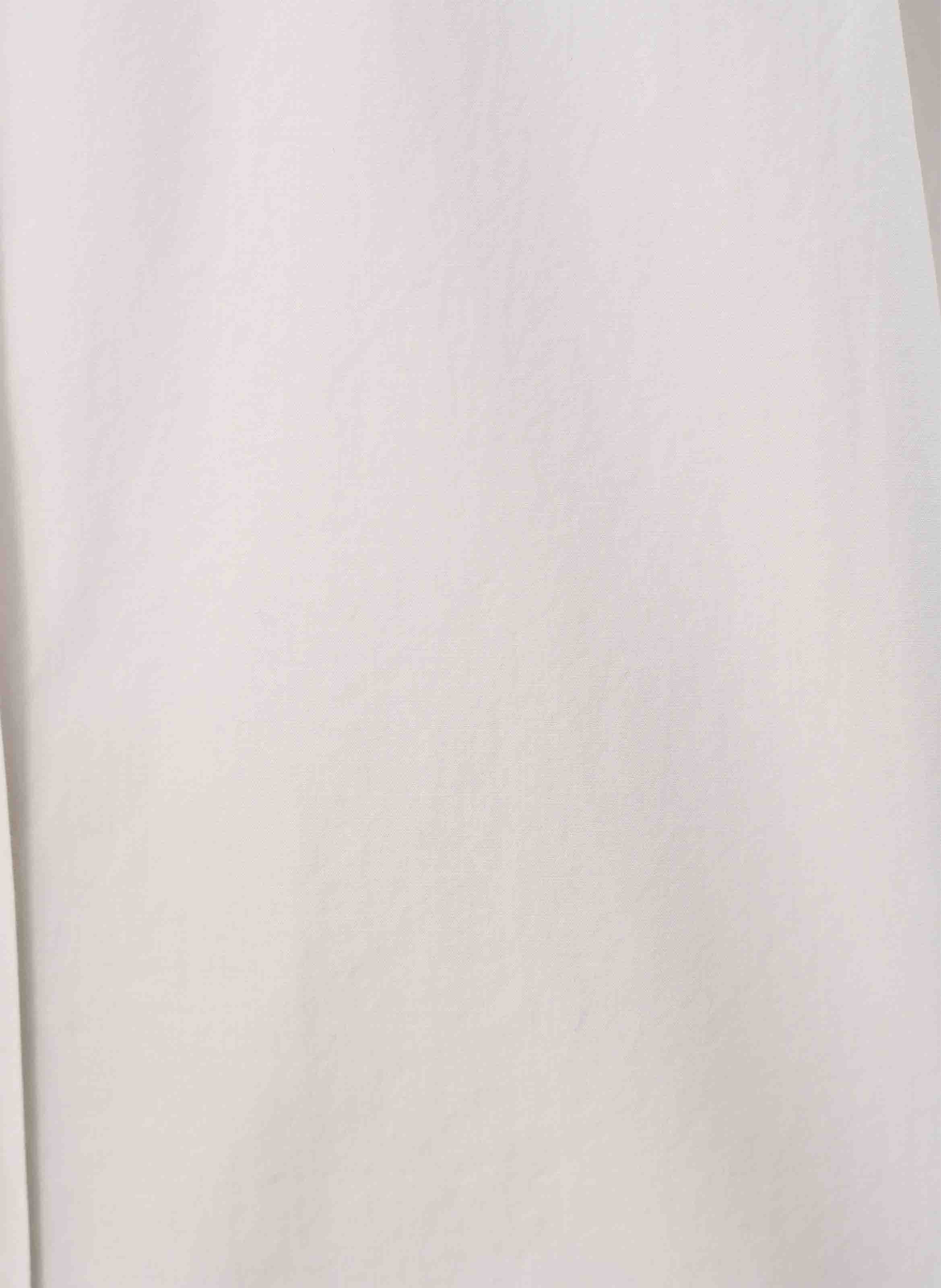 Chemise col classique manches contrastantes en coton HUMILITY White