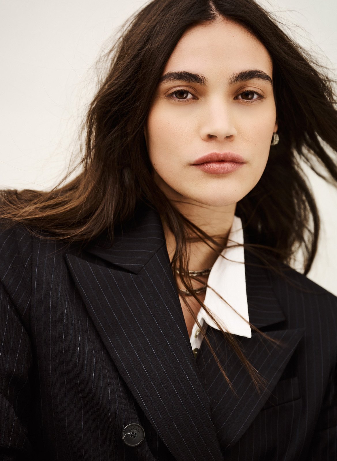 Veste col tailleur BA&SH Bleu