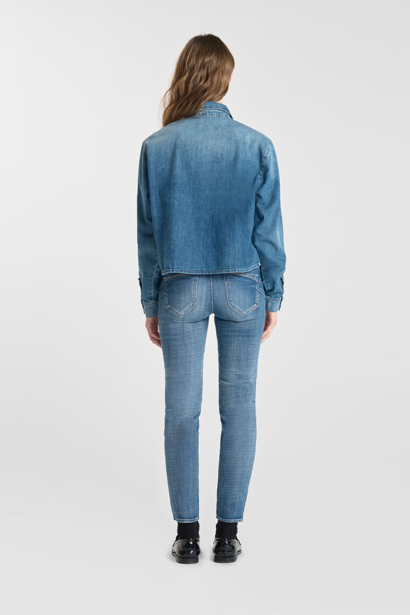 Denim shirt LE TEMPS DES CERISES Blue