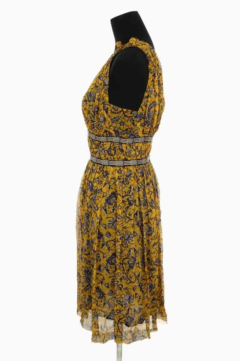 Robe ISABEL MARANT ÉTOILE - SECONDE MAIN Jaune