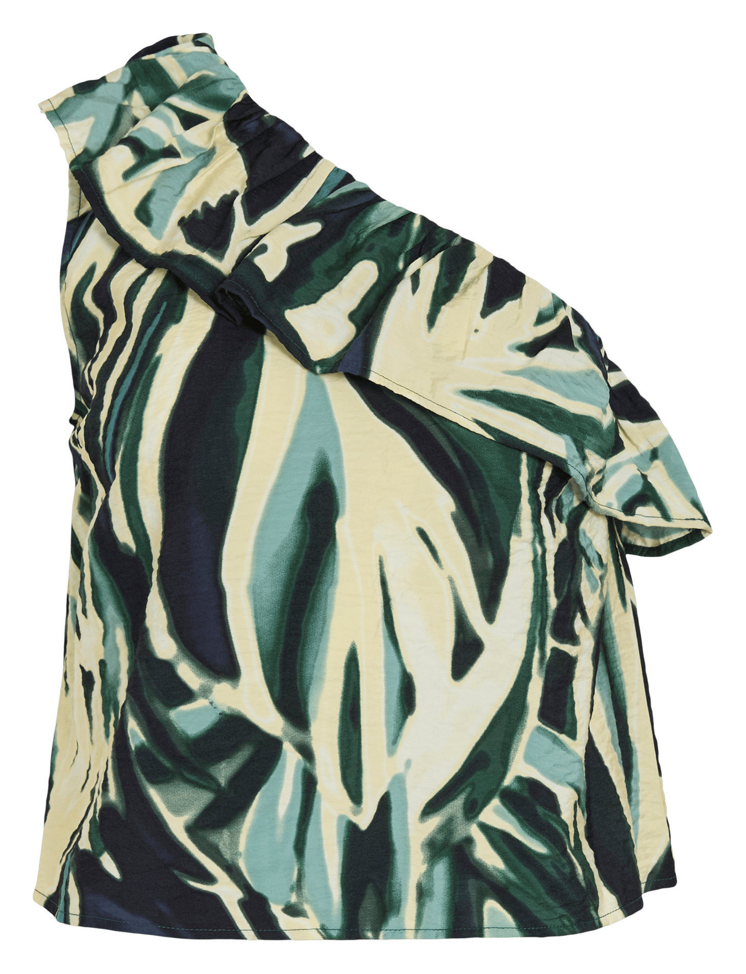 Asymmetrisches Top VILA Blau