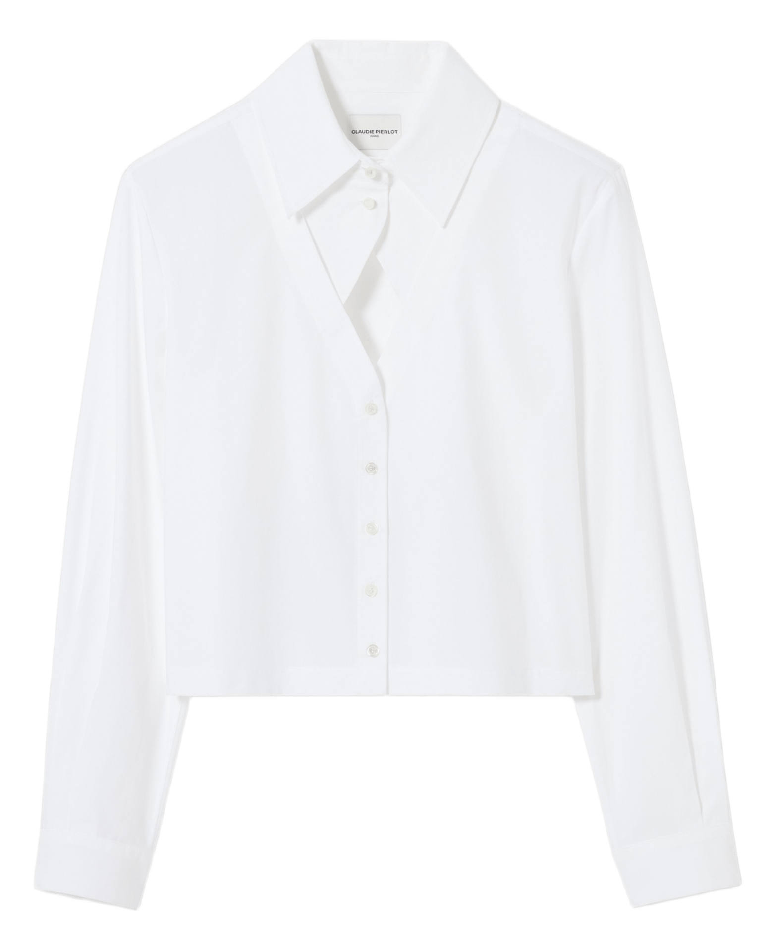 Chemise droite en coton CLAUDIE PIERLOT Blanc