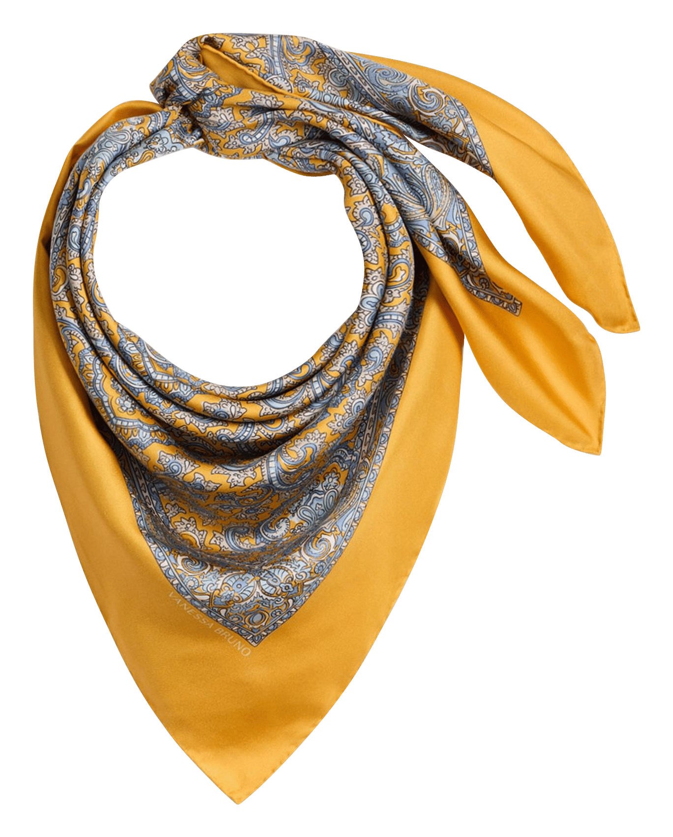 Foulard en soie VANESSA BRUNO Jaune