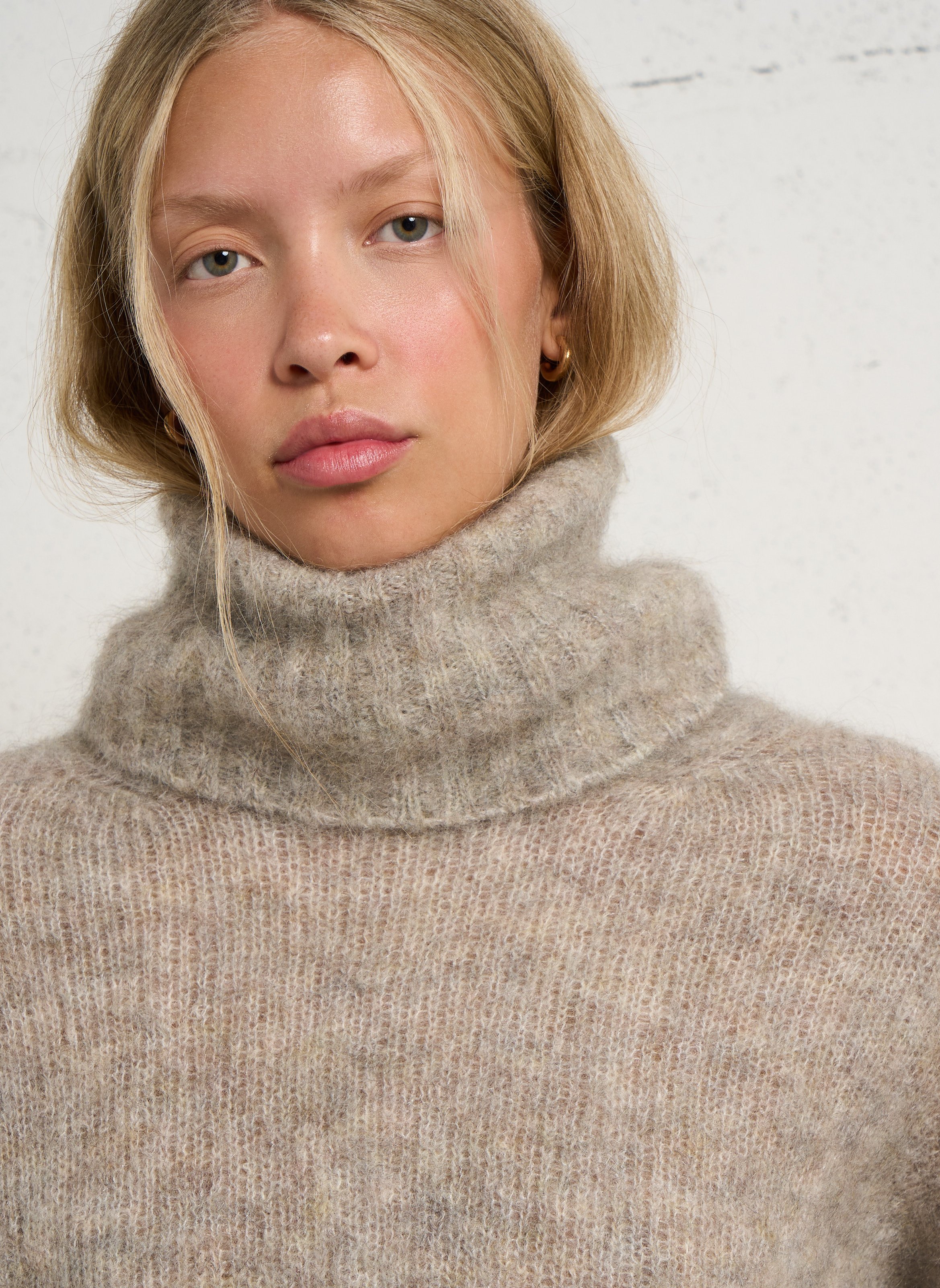 Oversized wool-blend sweater DES PETITS HAUTS Grey