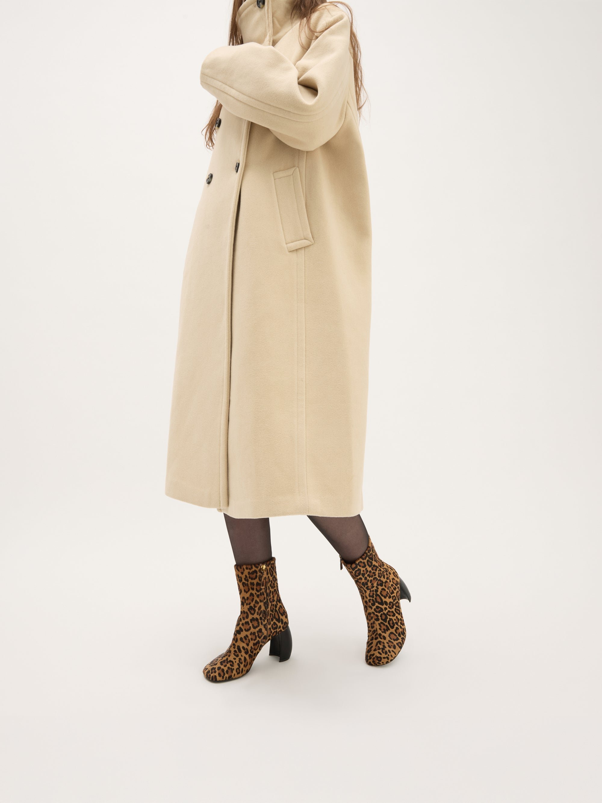 Half Moon Heel Booties VANESSA WU Orange