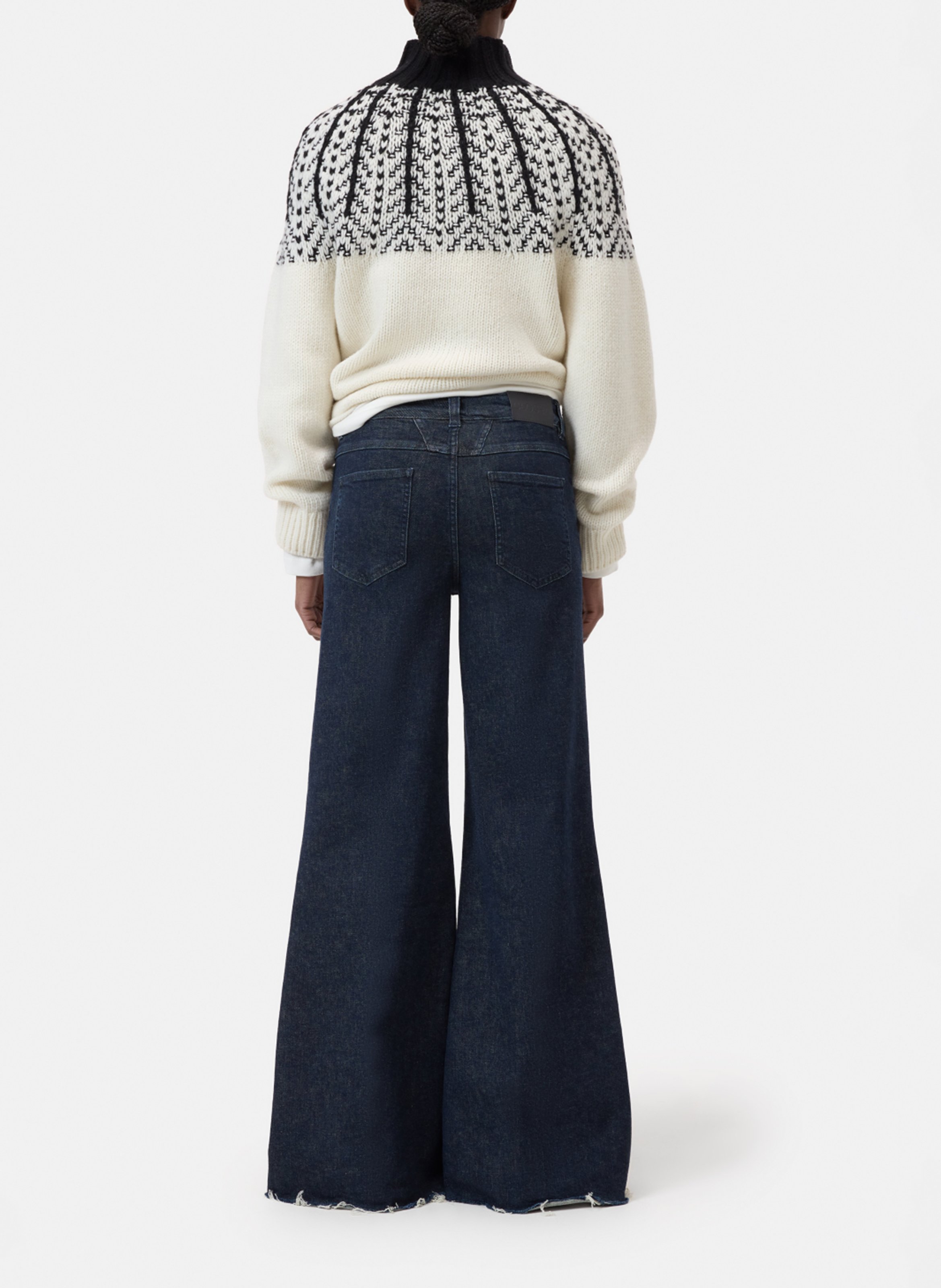 Wide-leg jeans in a cotton blend CLOSED Blue