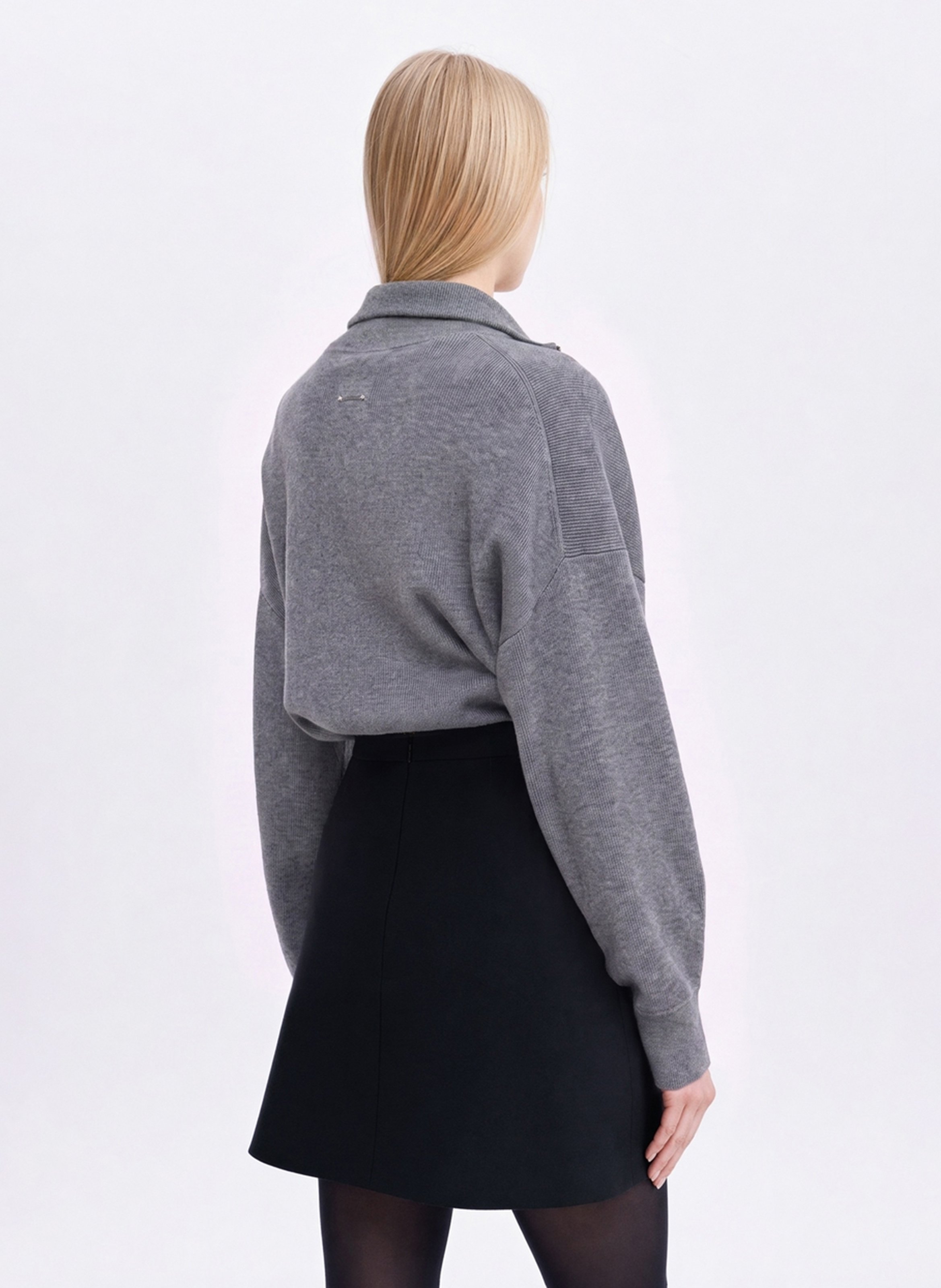 Short wool-blend skirt VANESSA BRUNO Black