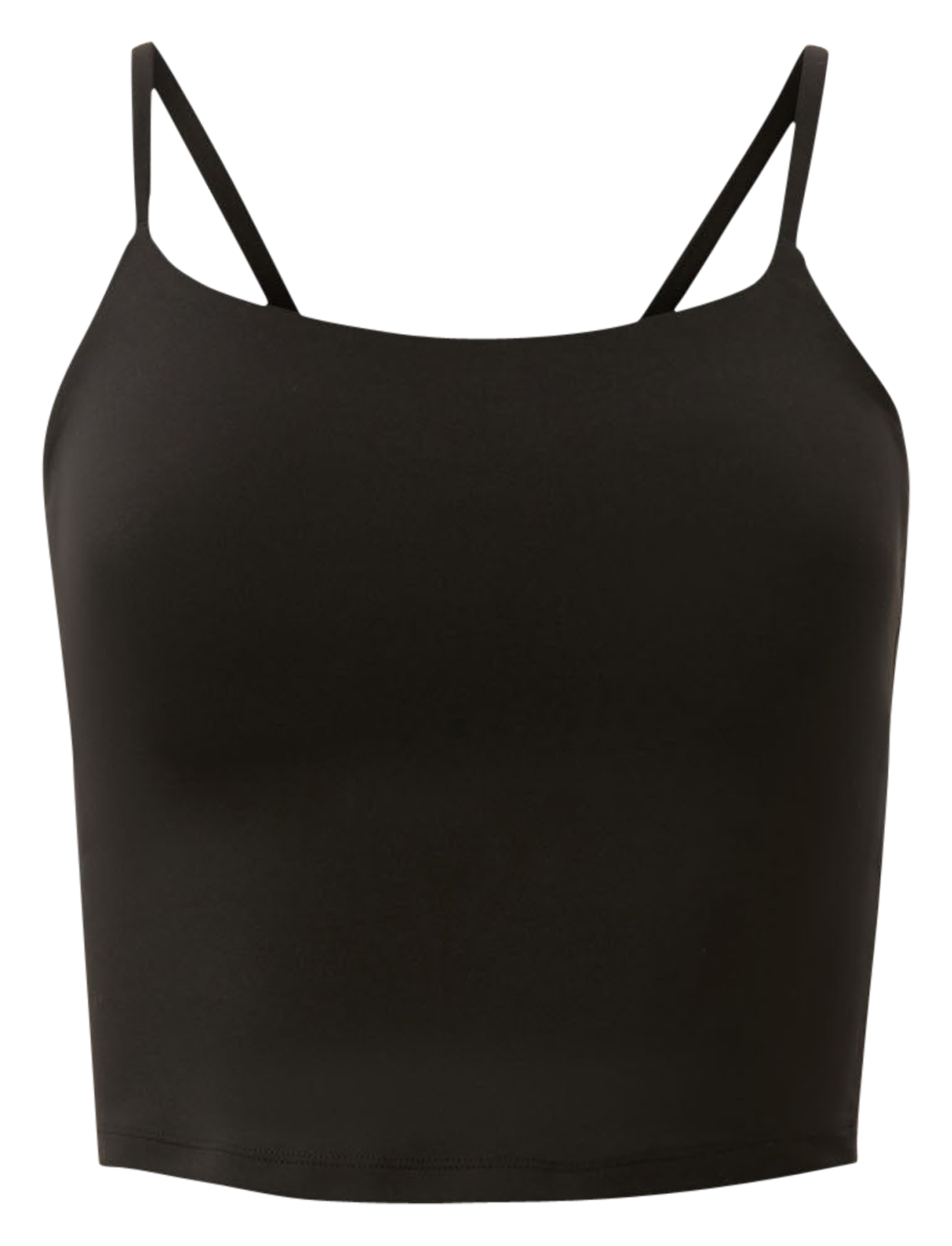 Cropped racer-back tank top GIRLFRIEND COLLECTIVE Black