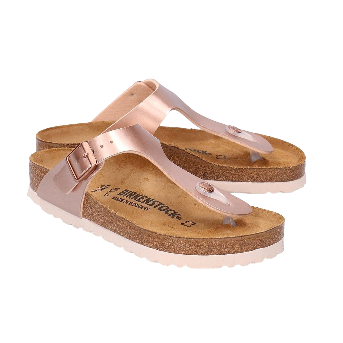 Faux leather sandals BIRKENSTOCK Pink
