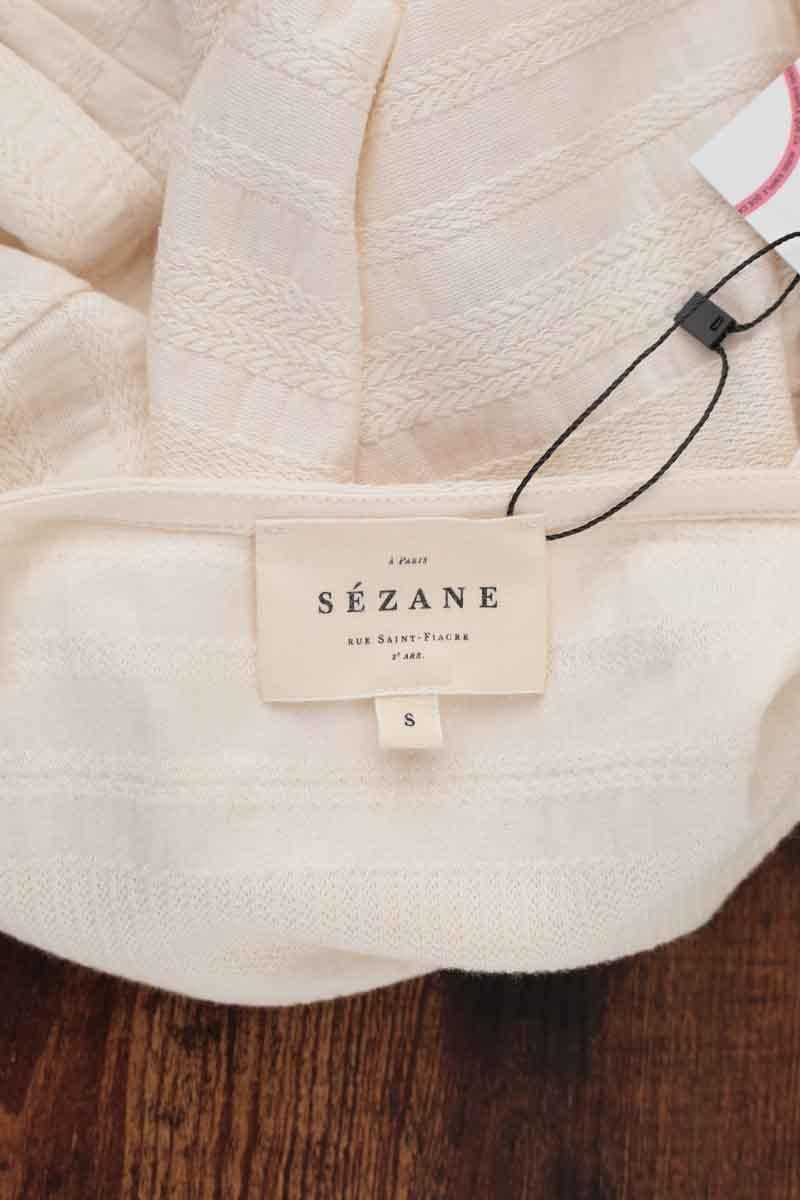 Cotton T-shirt SEZANE - Seconde main White