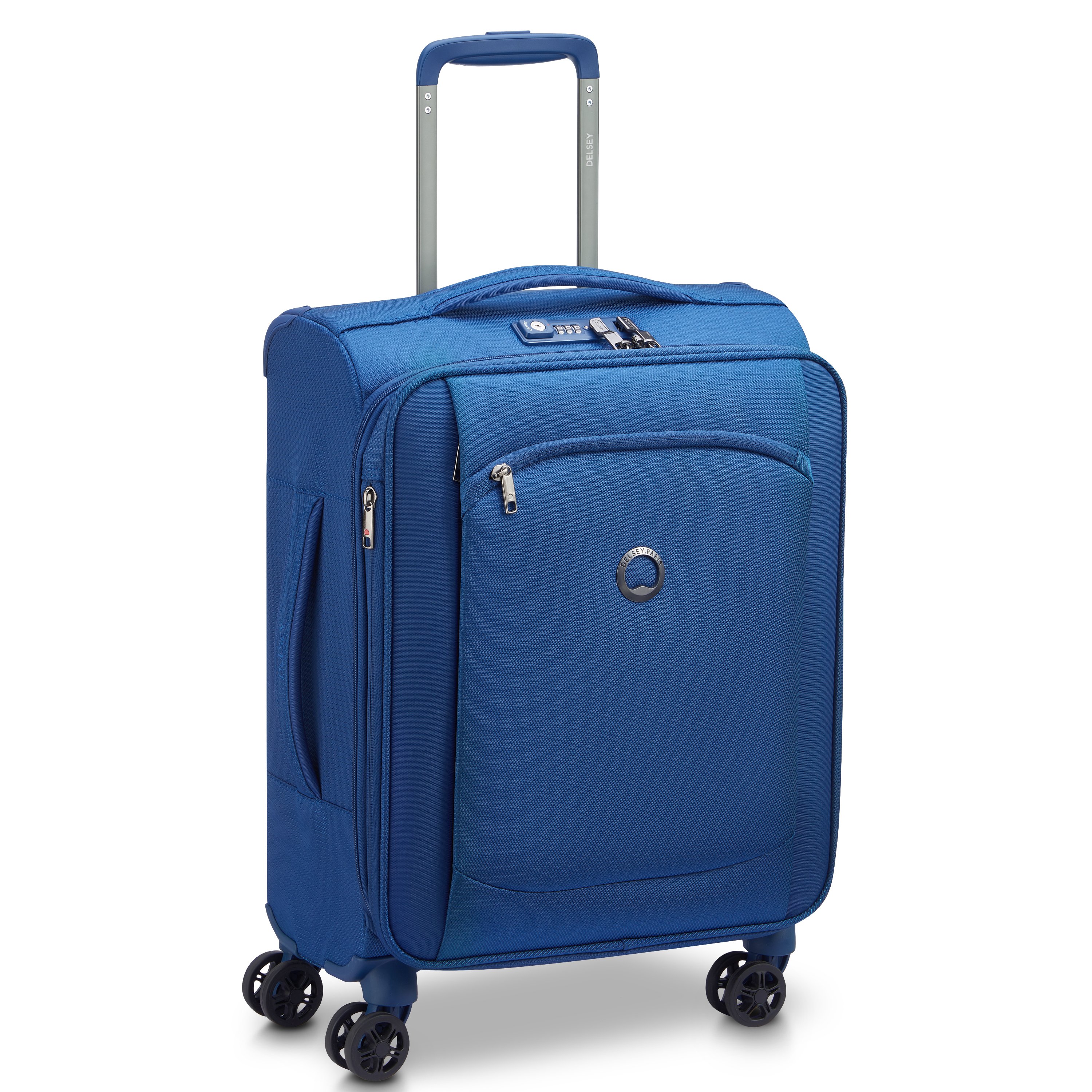 Soft cabin suitcase DELSEY PARIS Blue