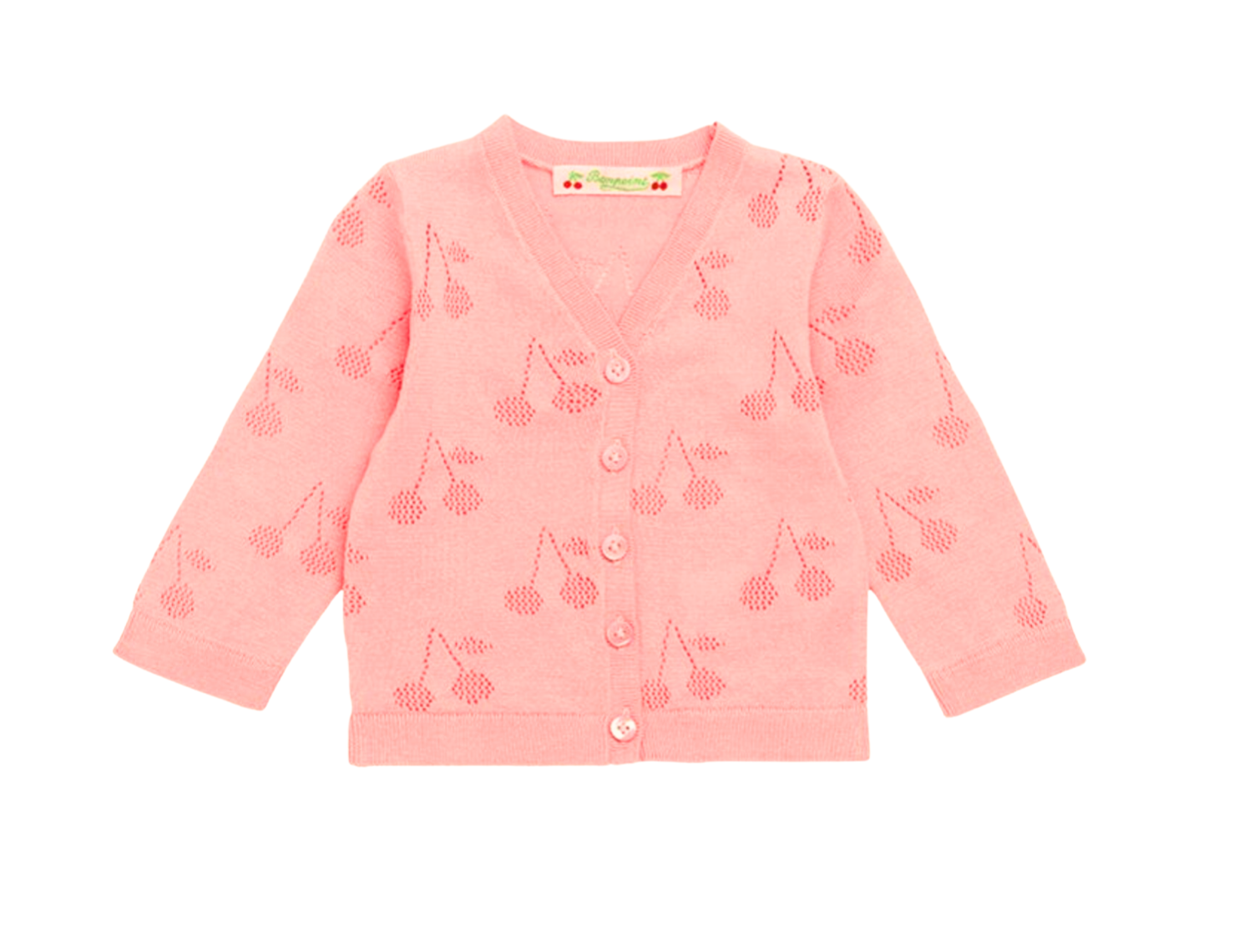 Pink Baby Cardigan - 12 months BONPOINT - Seconde Main Pink