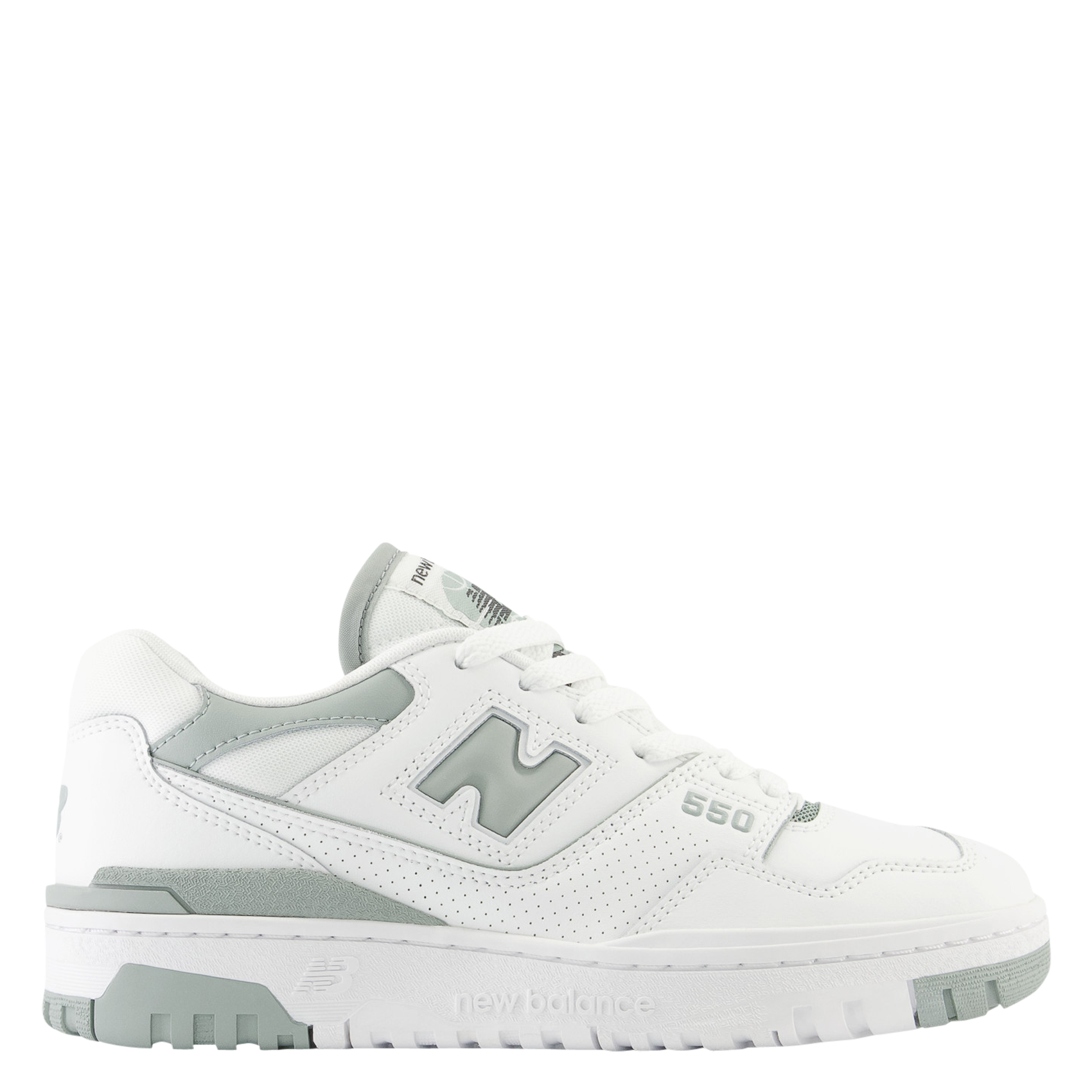 Low-top leather mix sneakers NEW BALANCE White