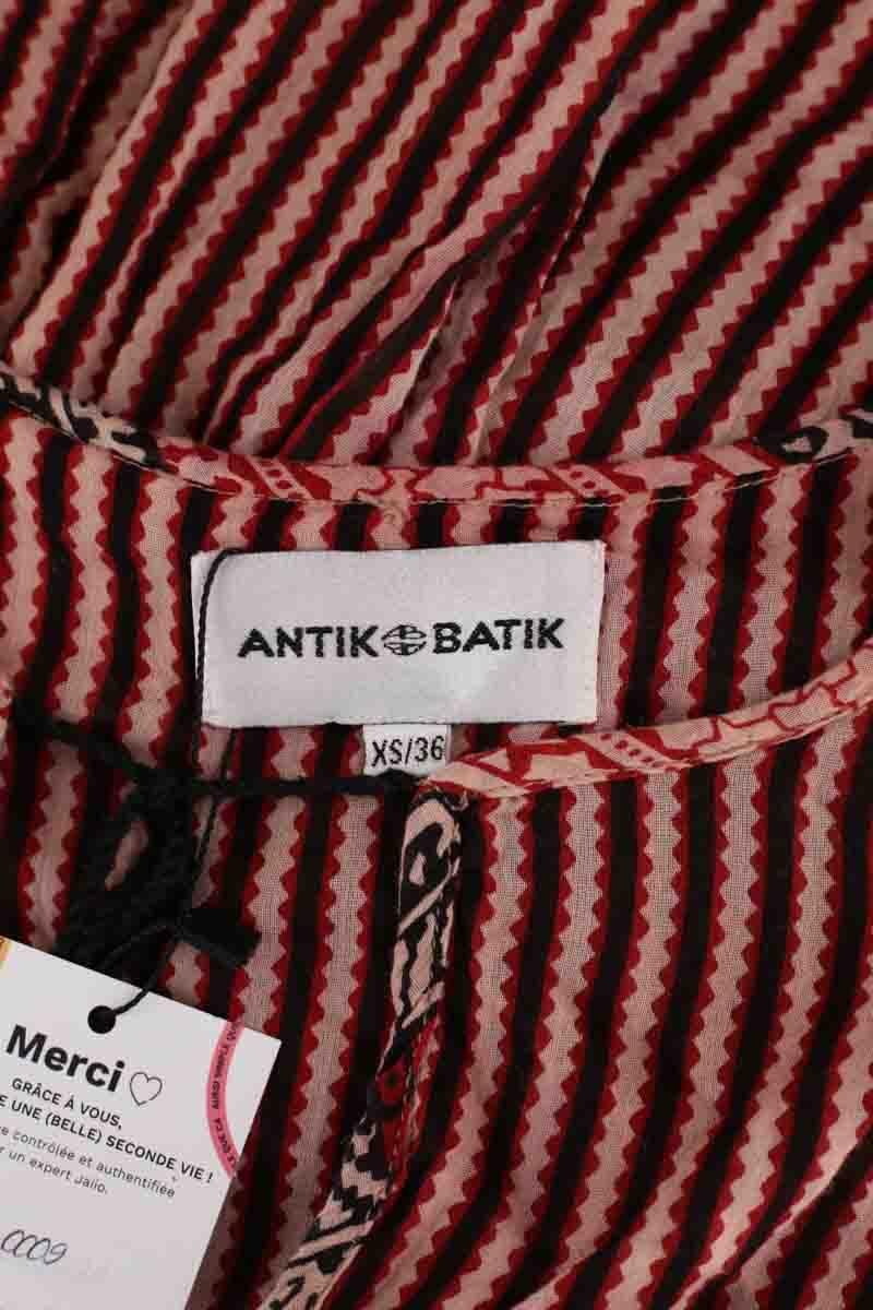 Cotton blouse ANTIK BATIK - Seconde Main Brown
