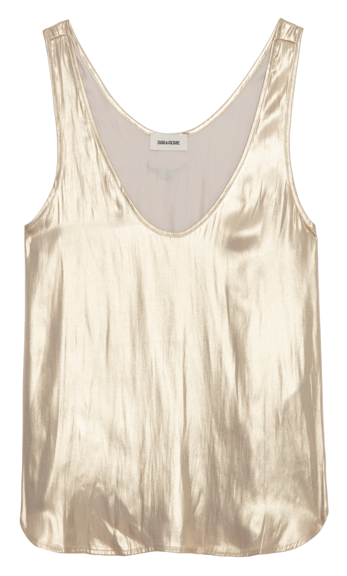 Top col rond  ZADIG&VOLTAIRE Jaune